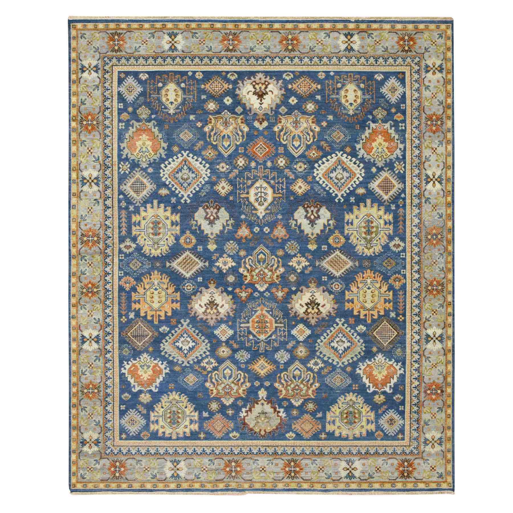 Tribal-Geometric-Hand-Knotted-Rug-379660