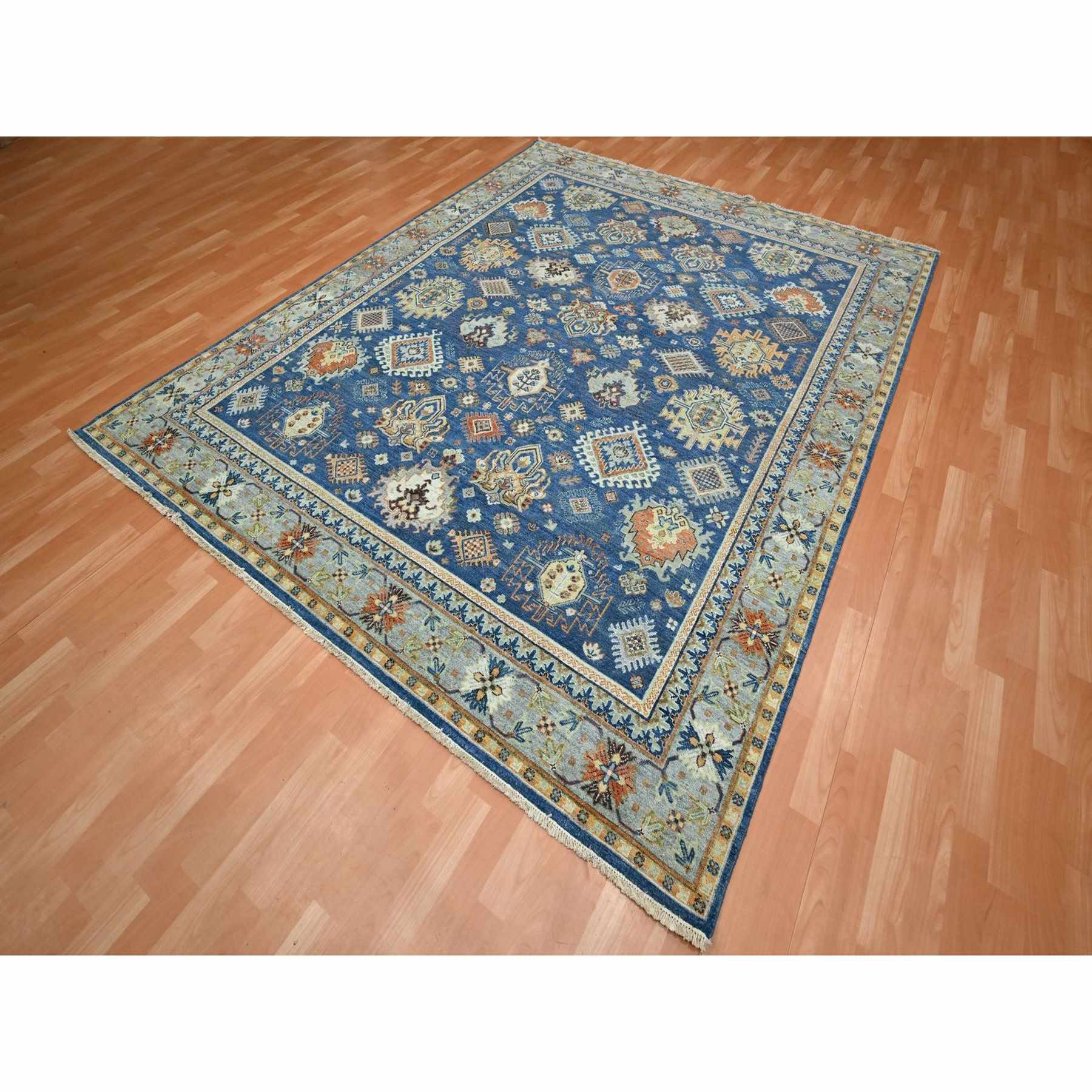 Tribal-Geometric-Hand-Knotted-Rug-379660