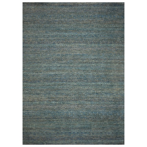 Imperial Blue, Lush and Plush, Kohinoor Herat Small Repetitive Geometric Design, Hand Knotted, Pure Wool, Oriental Rug