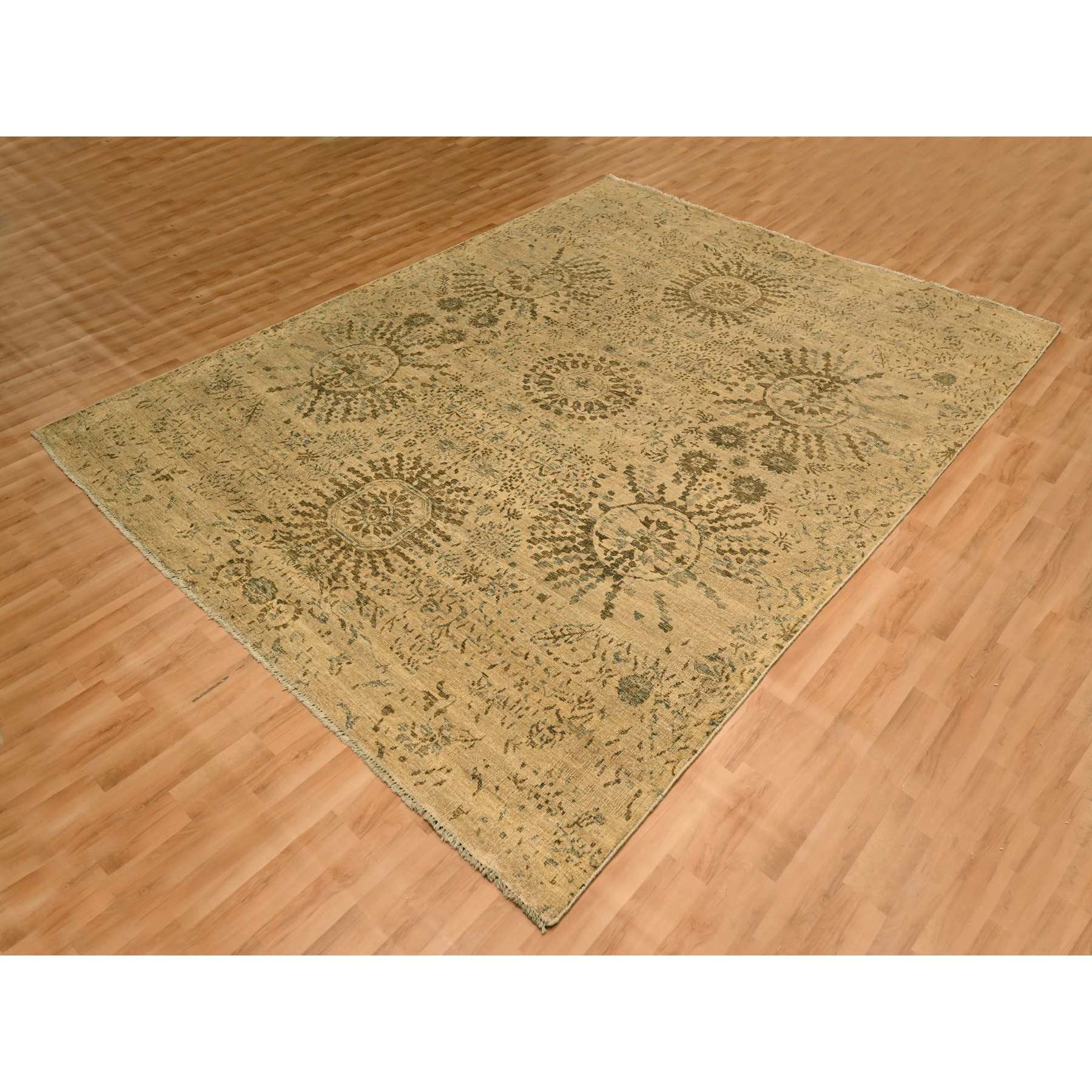 Arts-And-Crafts-Hand-Knotted-Rug-380965
