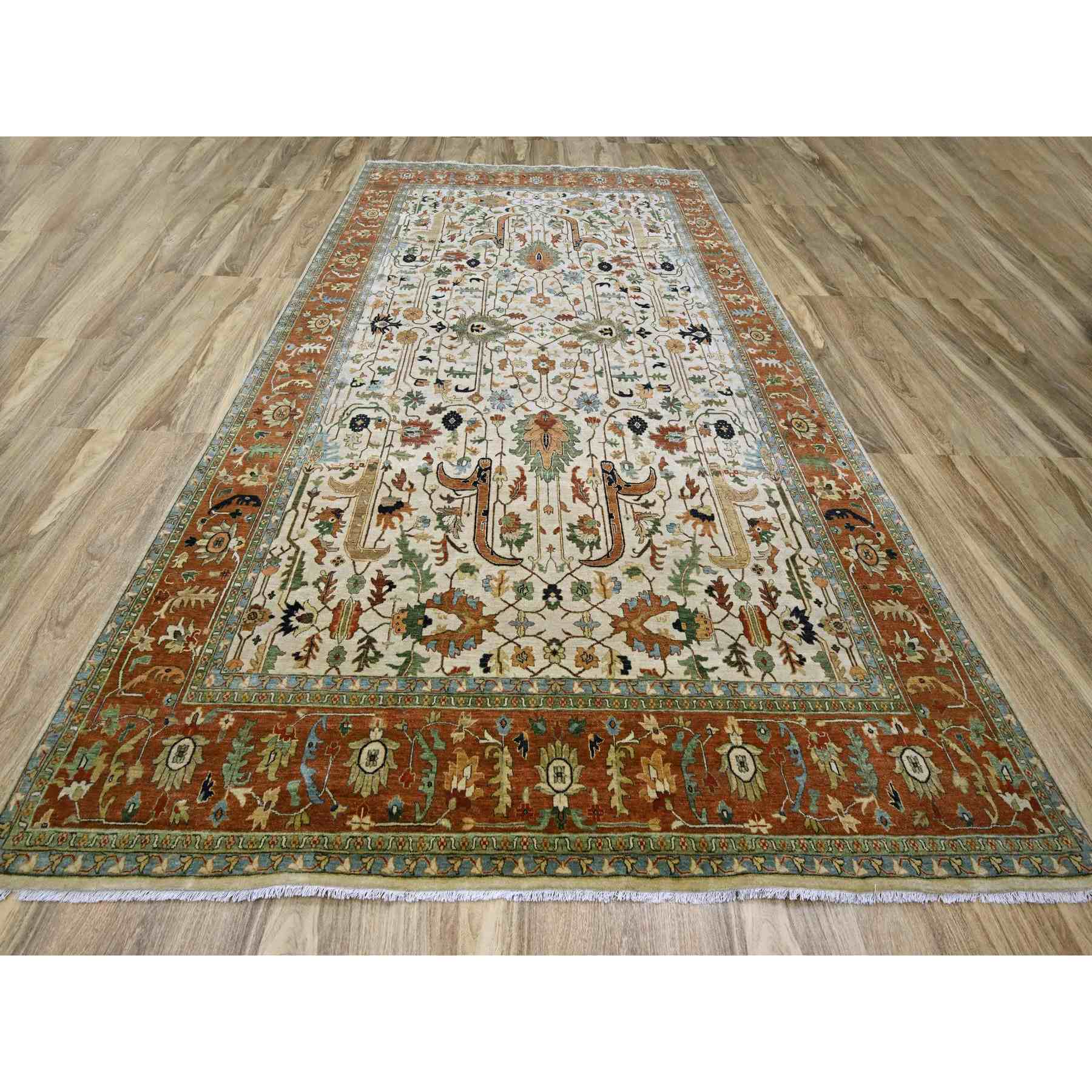 Heriz-Hand-Knotted-Rug-381115