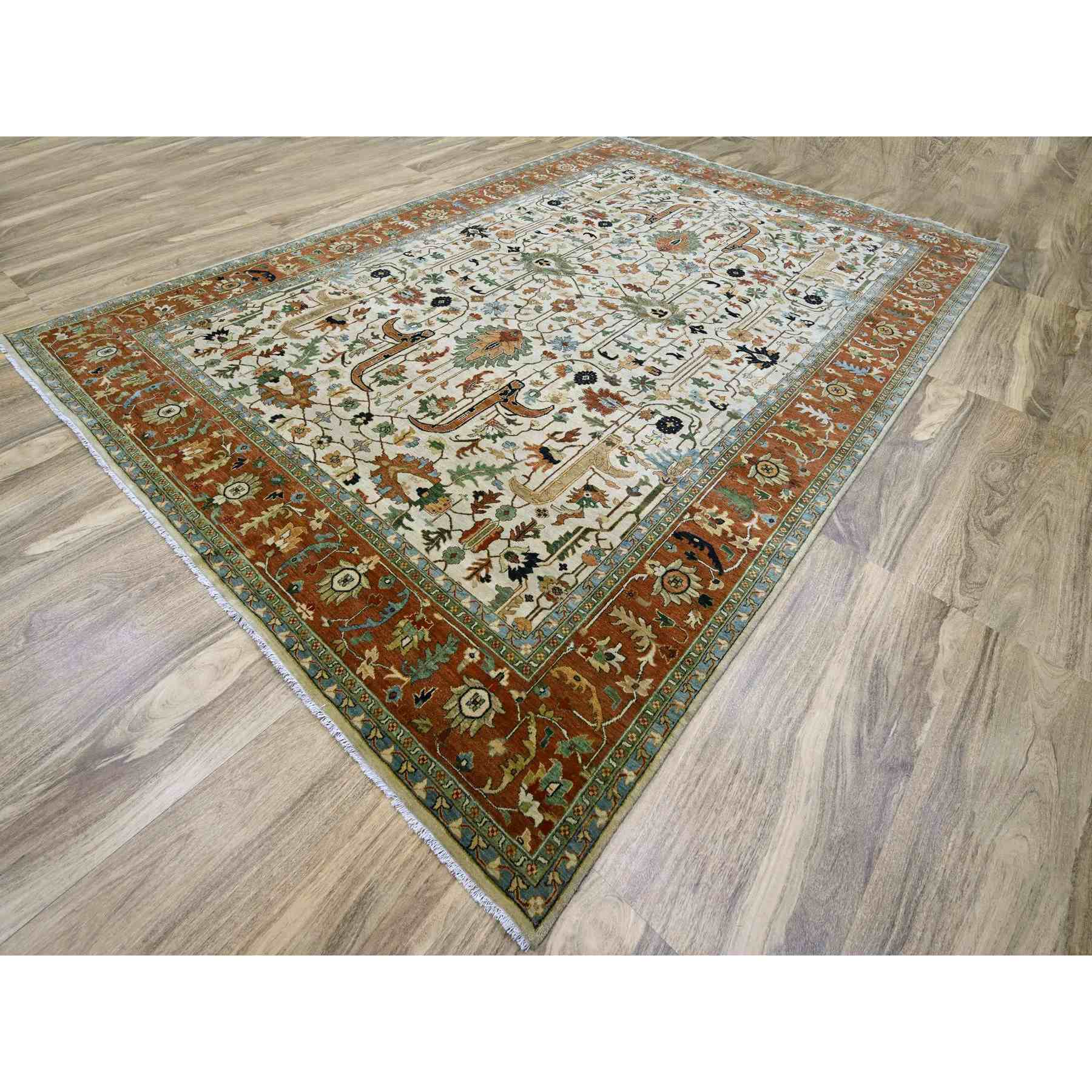 Heriz-Hand-Knotted-Rug-381115