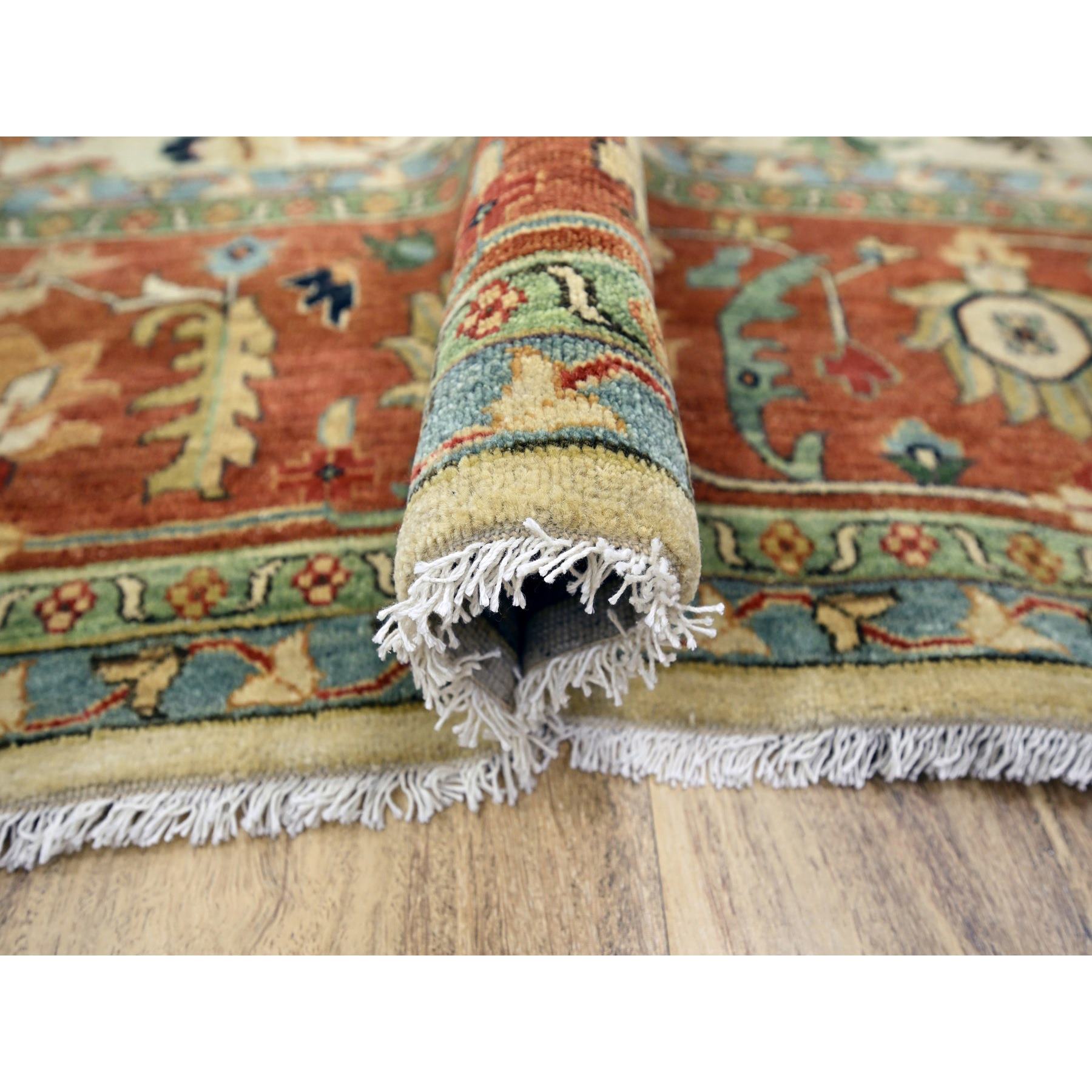 Heriz-Hand-Knotted-Rug-381115