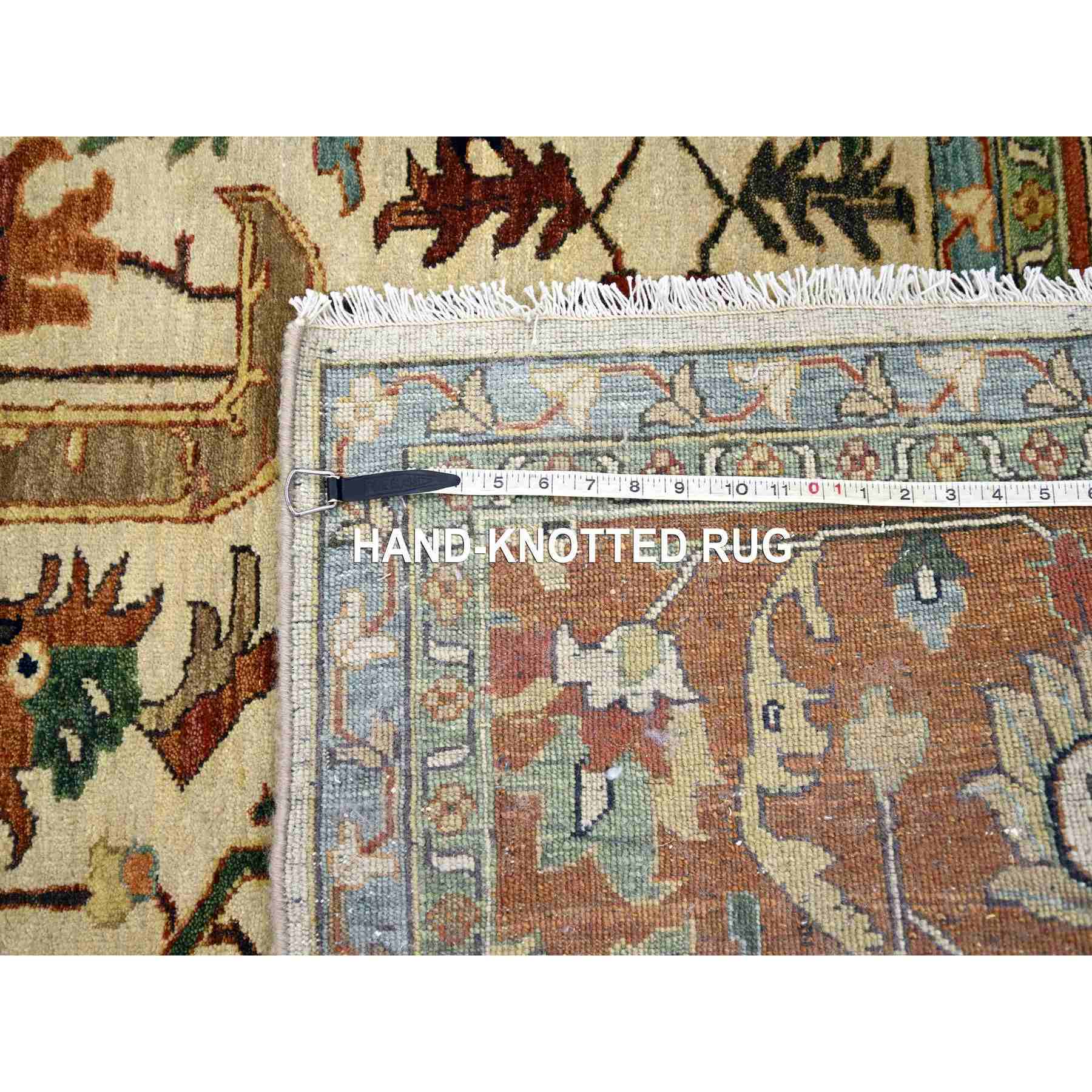 Heriz-Hand-Knotted-Rug-381115