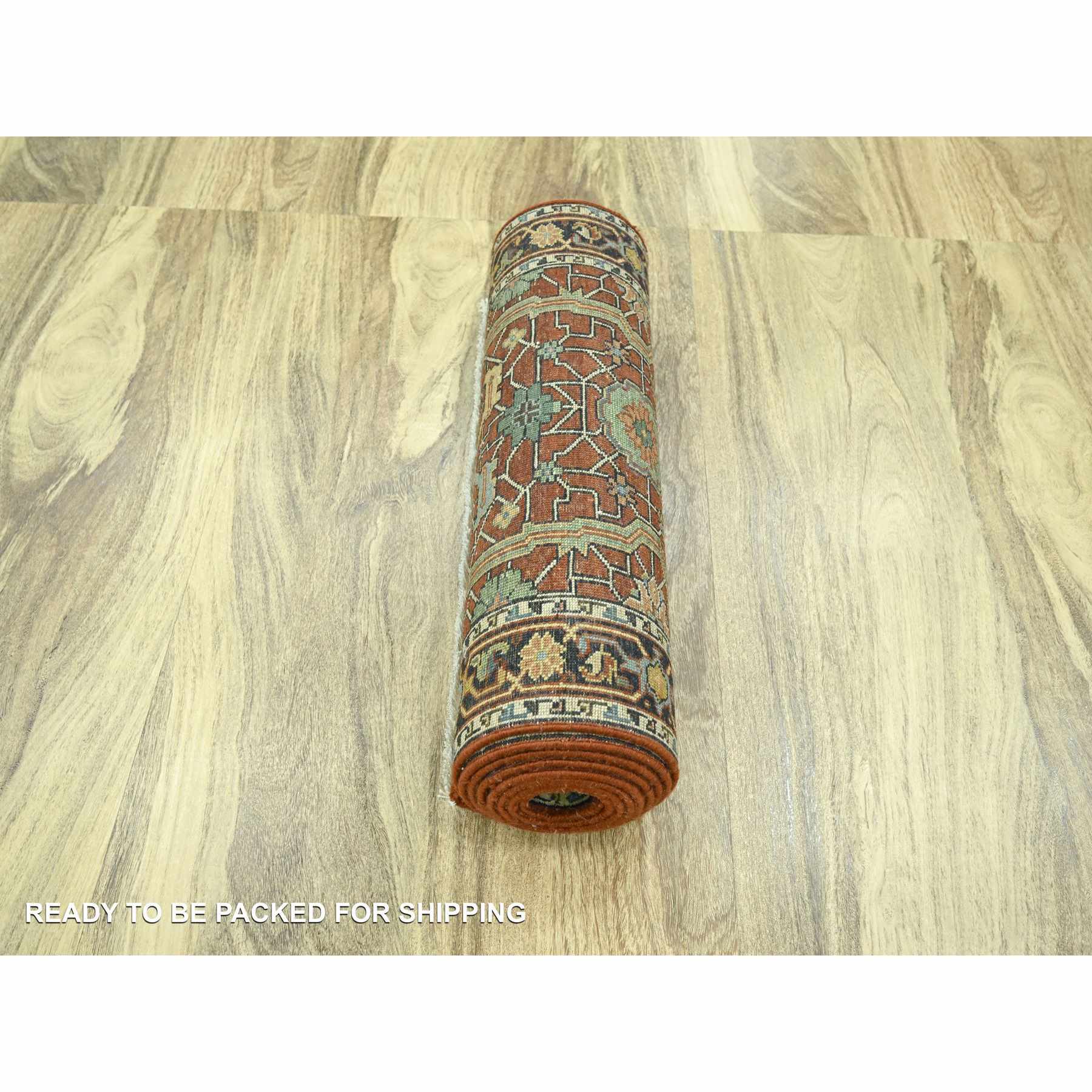 Heriz-Hand-Knotted-Rug-381170