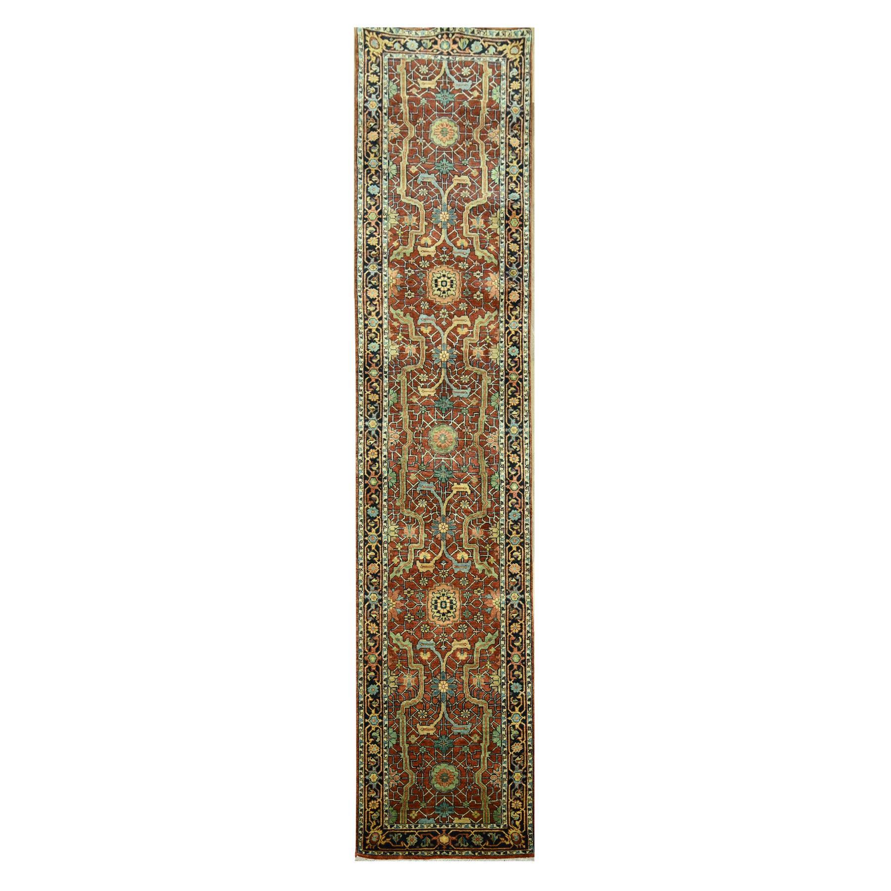 Heriz-Hand-Knotted-Rug-381175