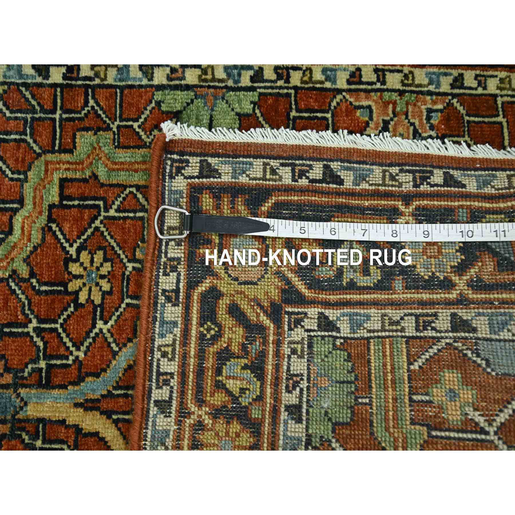 Heriz-Hand-Knotted-Rug-381175