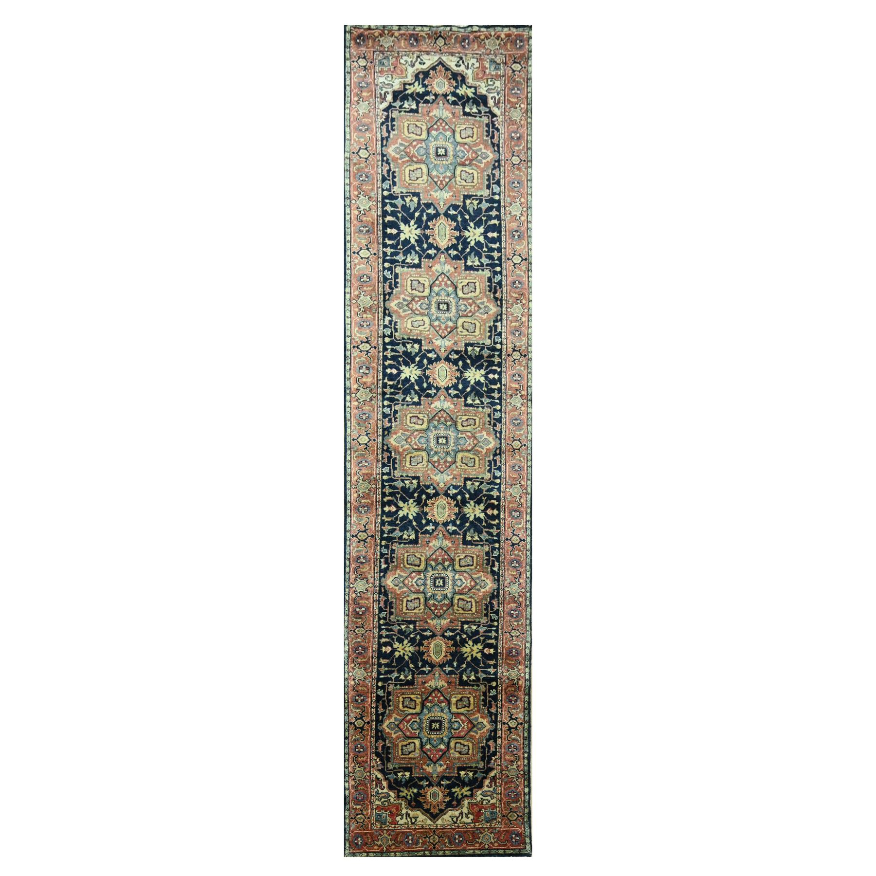 Heriz-Hand-Knotted-Rug-381180