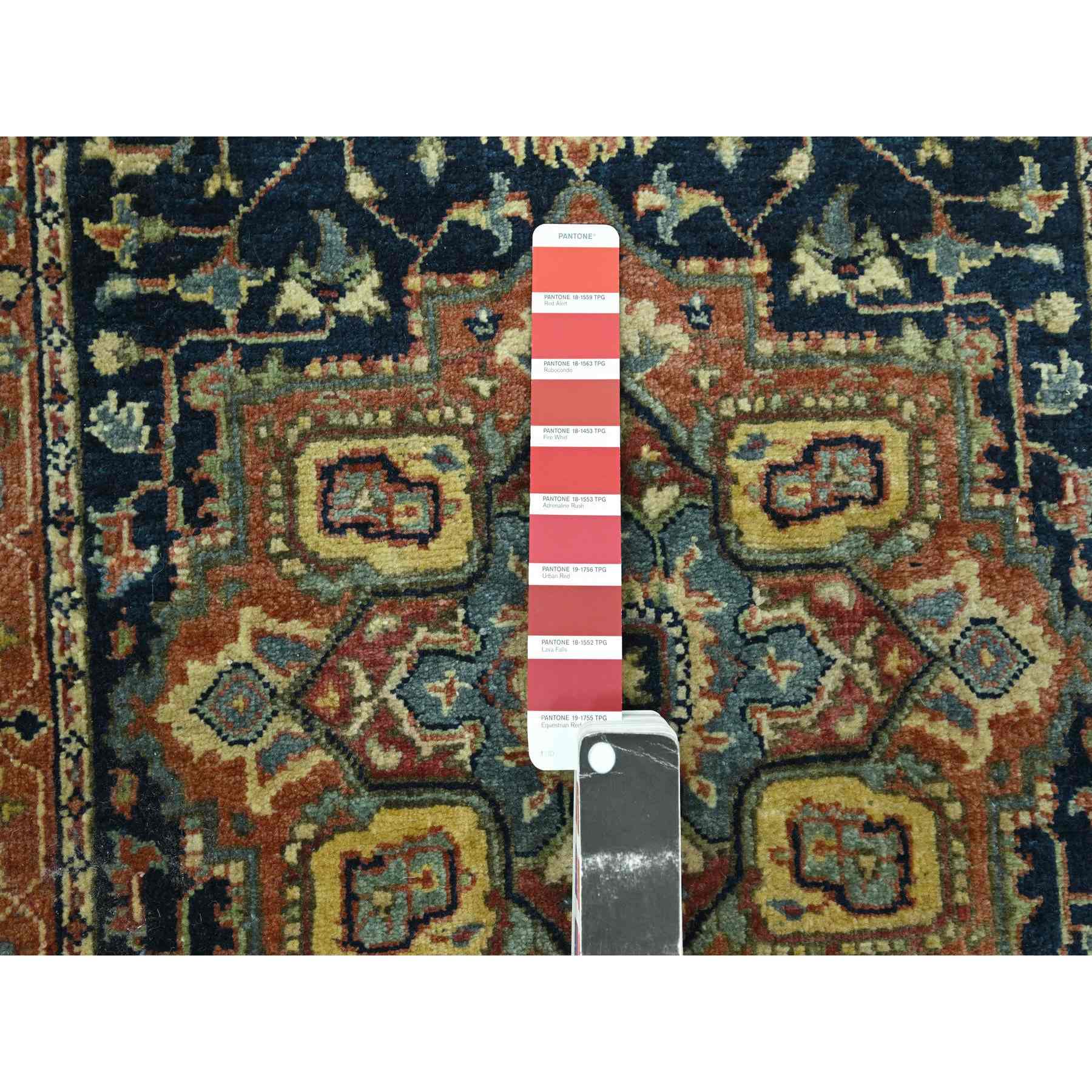 Heriz-Hand-Knotted-Rug-381180