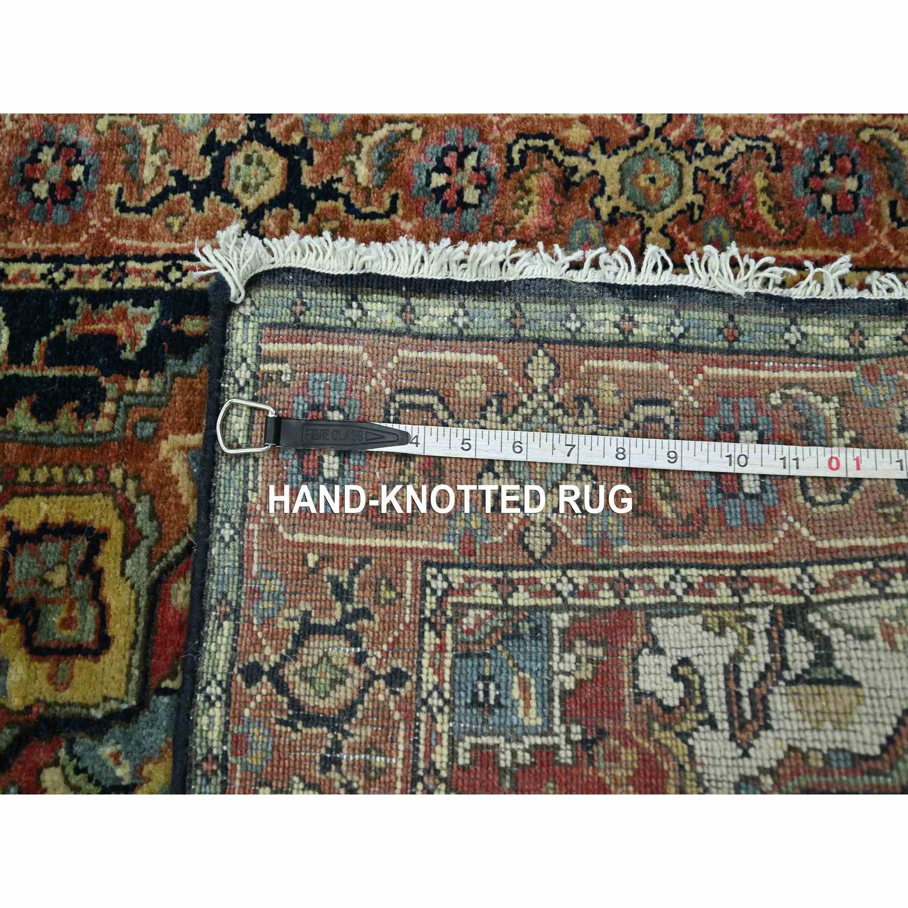 Heriz-Hand-Knotted-Rug-381180