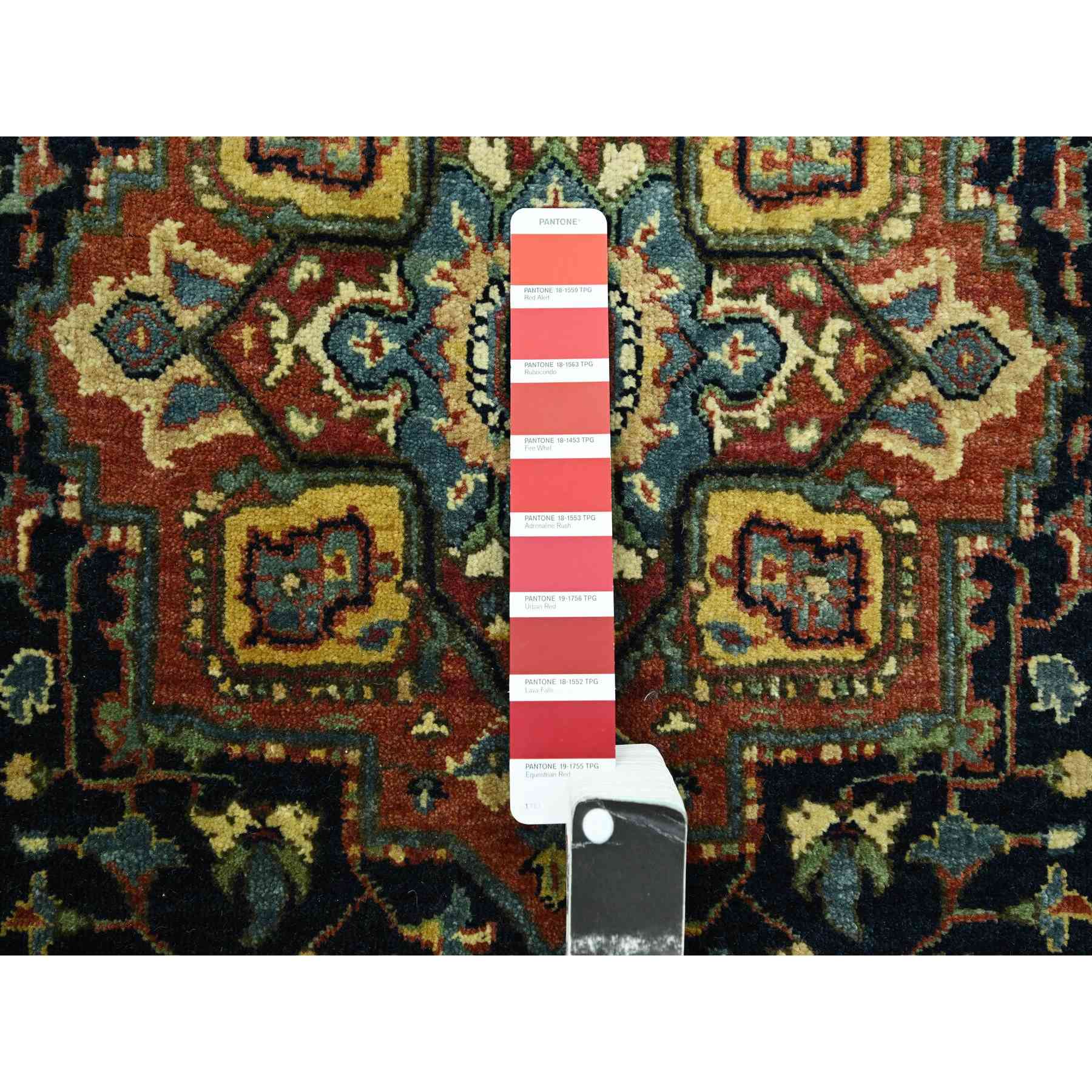 Heriz-Hand-Knotted-Rug-381505