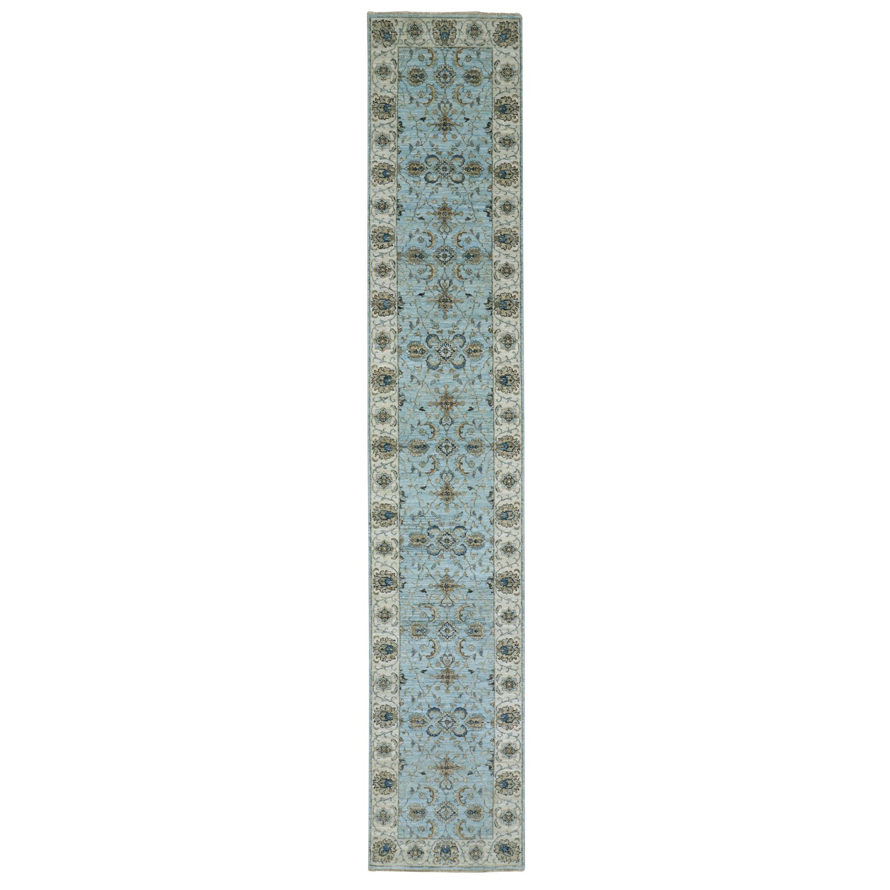 Oushak-And-Peshawar-Hand-Knotted-Rug-380165
