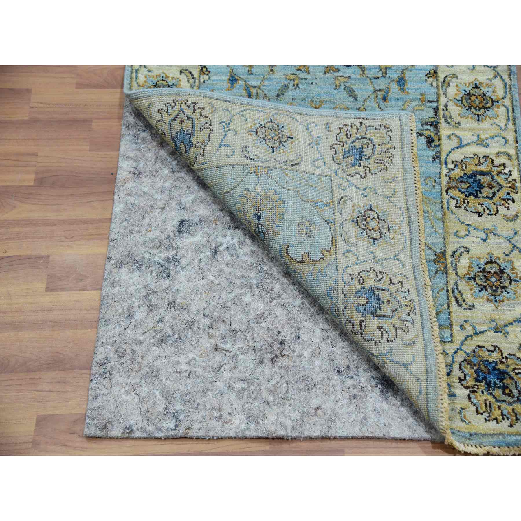 Oushak-And-Peshawar-Hand-Knotted-Rug-380165