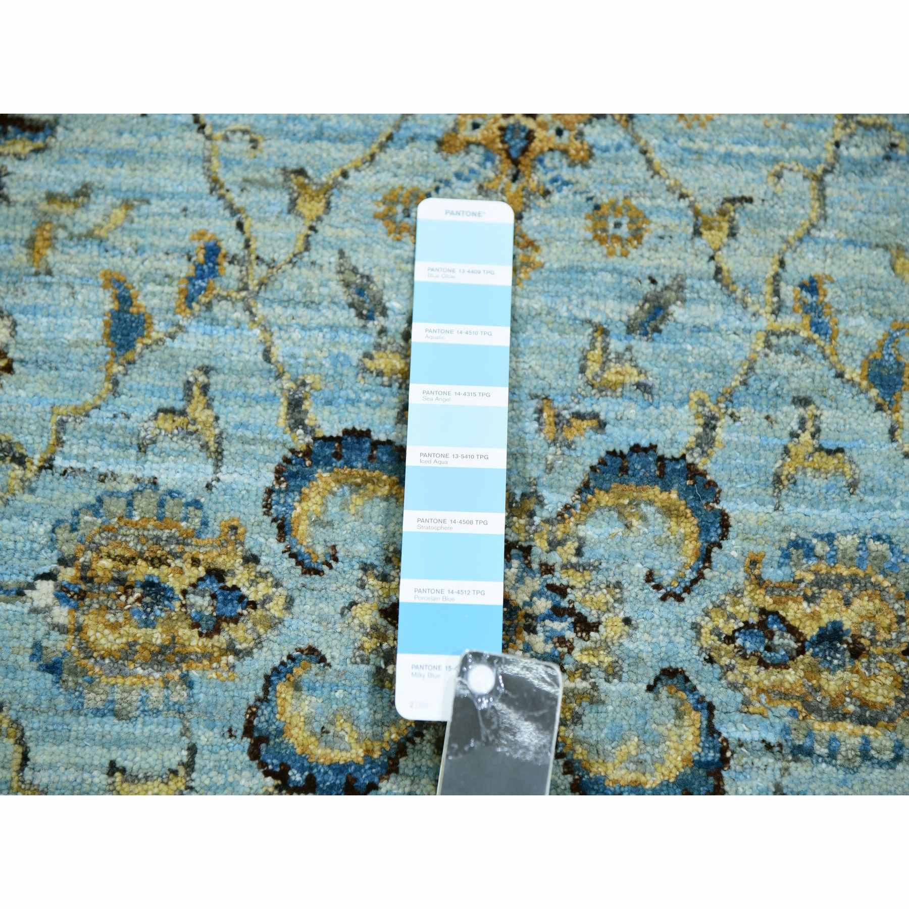 Oushak-And-Peshawar-Hand-Knotted-Rug-380165