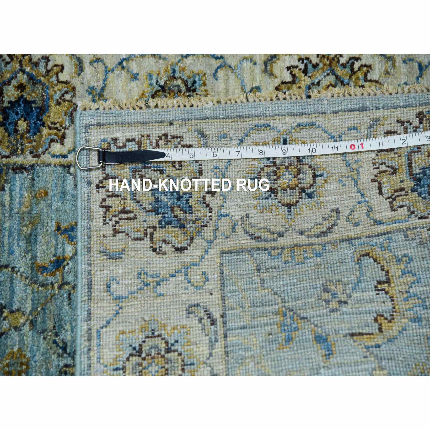 Oushak-And-Peshawar-Hand-Knotted-Rug-380170