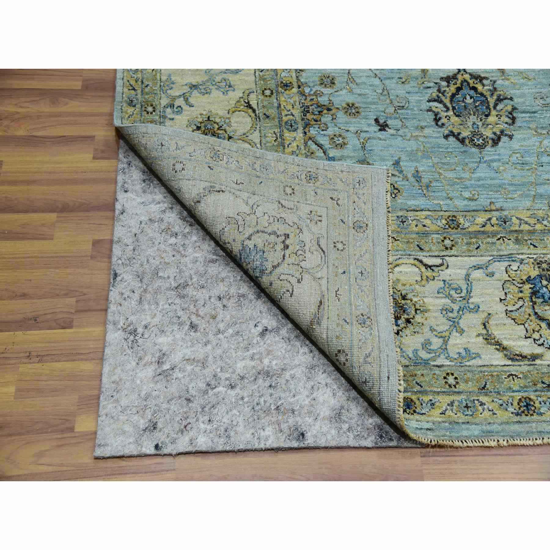 Oushak-And-Peshawar-Hand-Knotted-Rug-380210