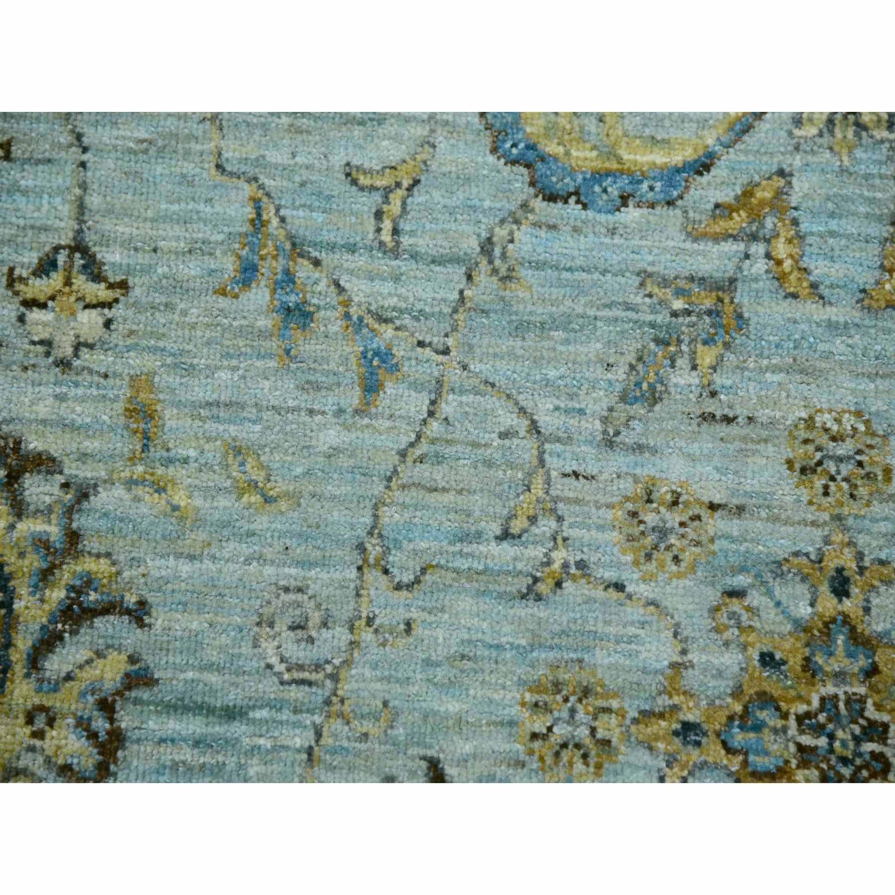 Oushak-And-Peshawar-Hand-Knotted-Rug-380210