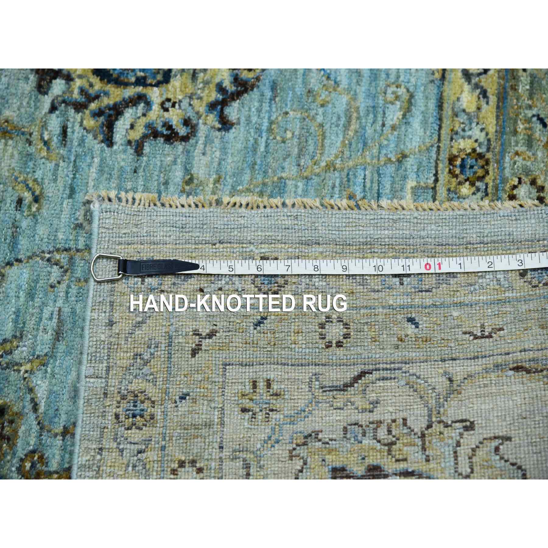 Oushak-And-Peshawar-Hand-Knotted-Rug-380210