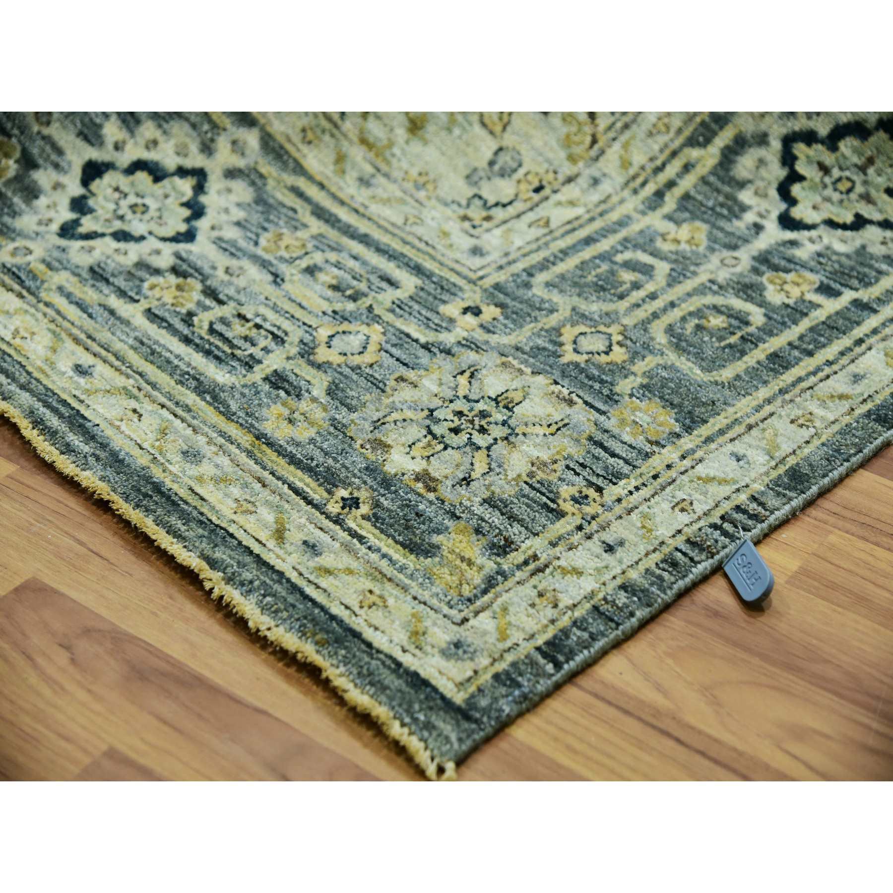 Oushak-And-Peshawar-Hand-Knotted-Rug-380215