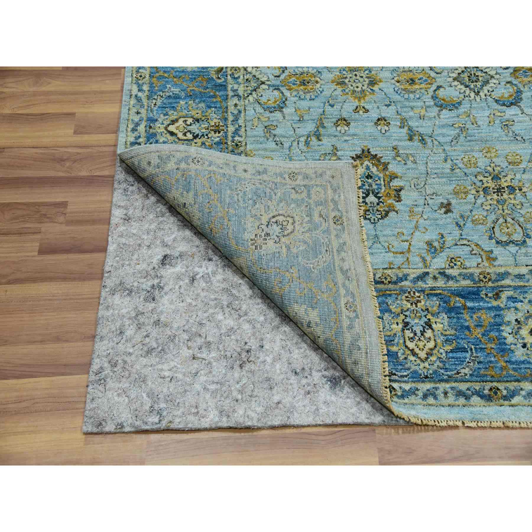 Oushak-And-Peshawar-Hand-Knotted-Rug-380225