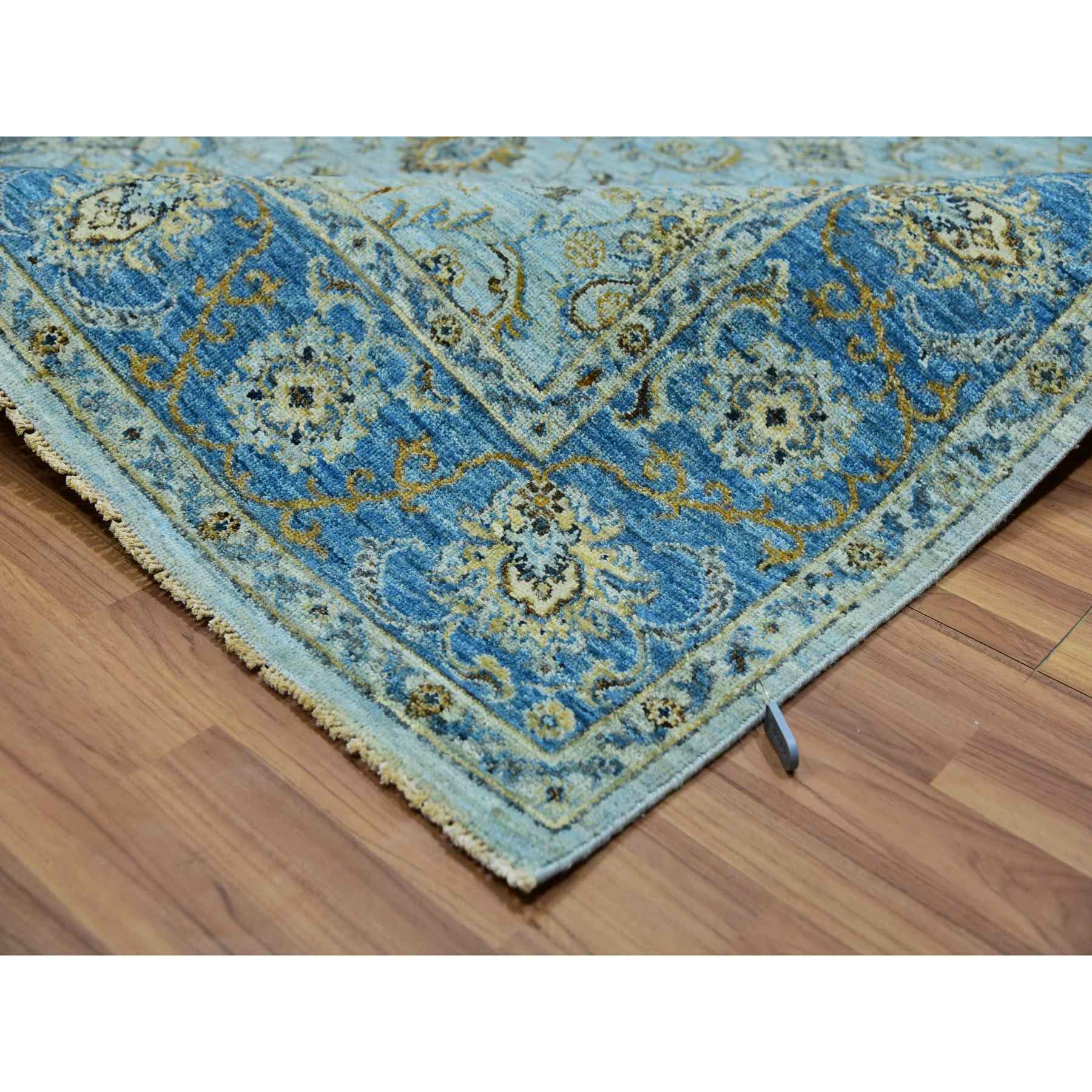 Oushak-And-Peshawar-Hand-Knotted-Rug-380225