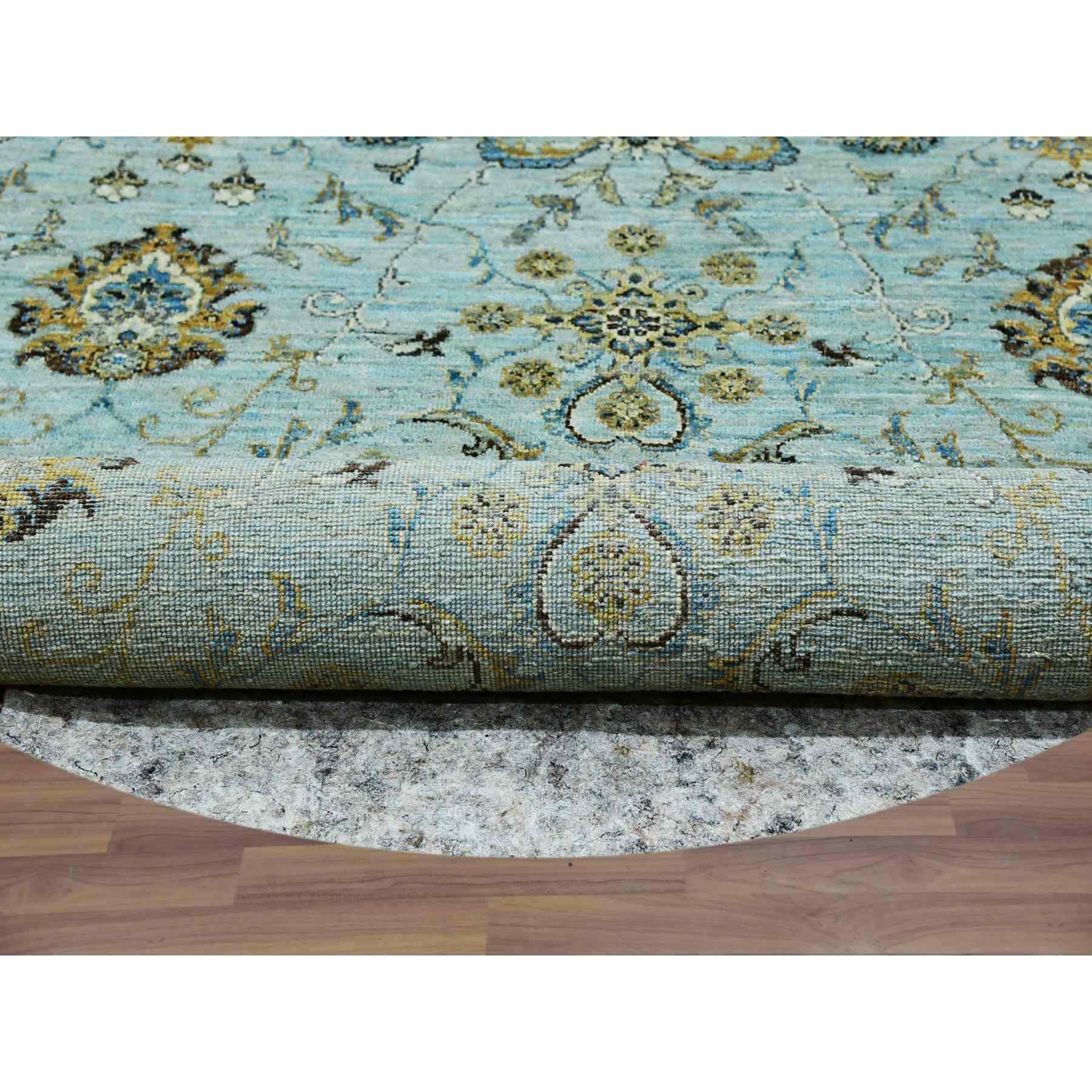 Oushak-And-Peshawar-Hand-Knotted-Rug-380235