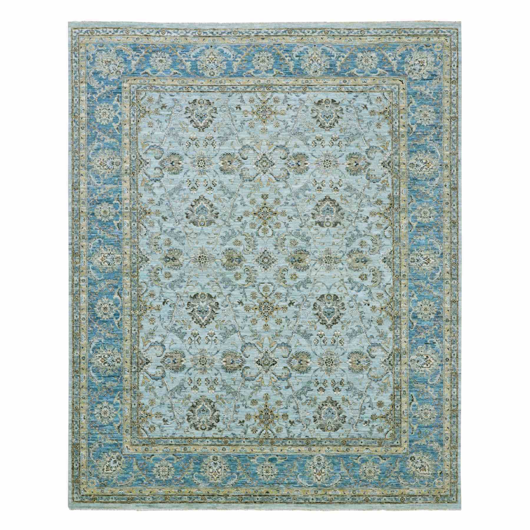 Oushak-And-Peshawar-Hand-Knotted-Rug-380240