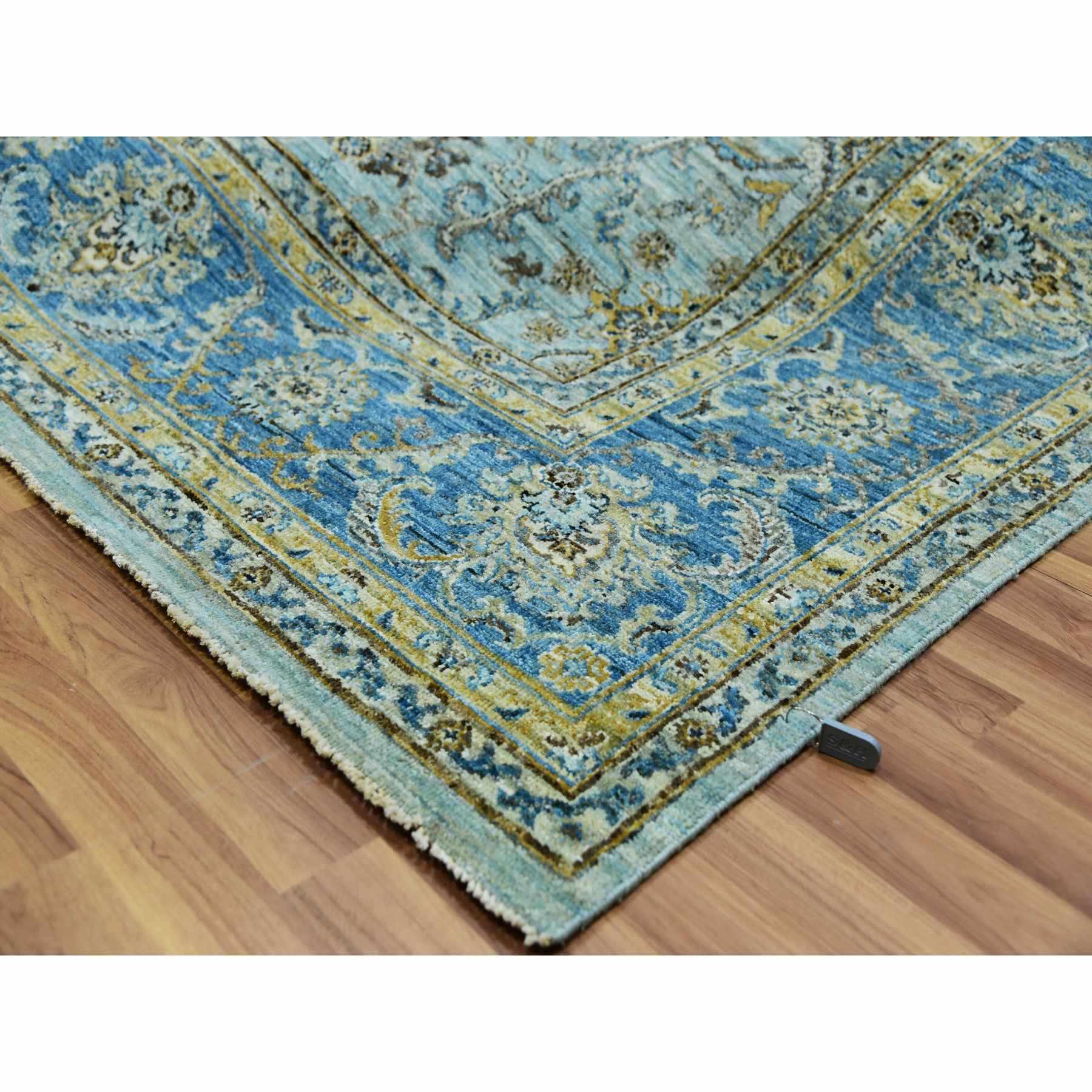 Oushak-And-Peshawar-Hand-Knotted-Rug-380240