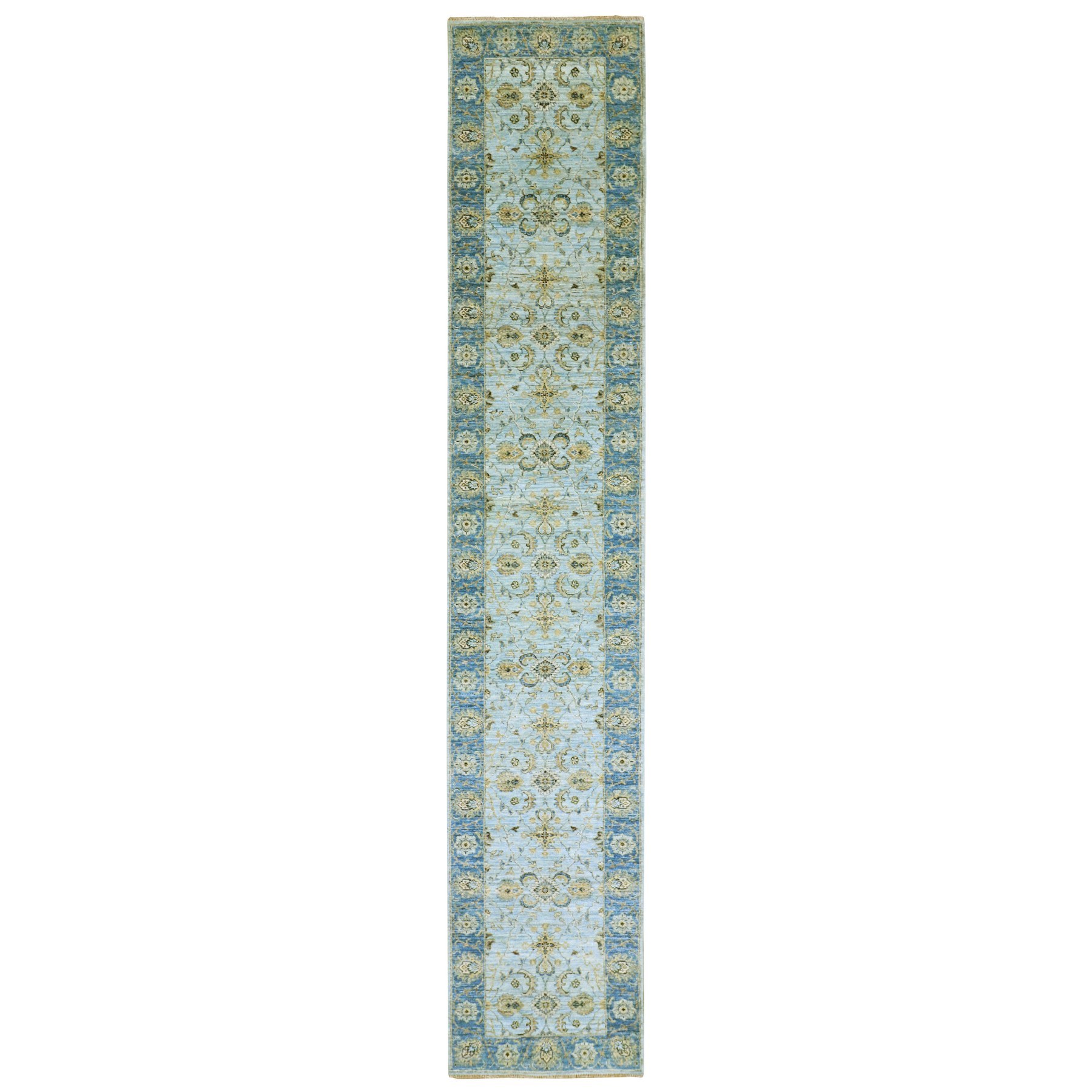 Oushak-And-Peshawar-Hand-Knotted-Rug-380250
