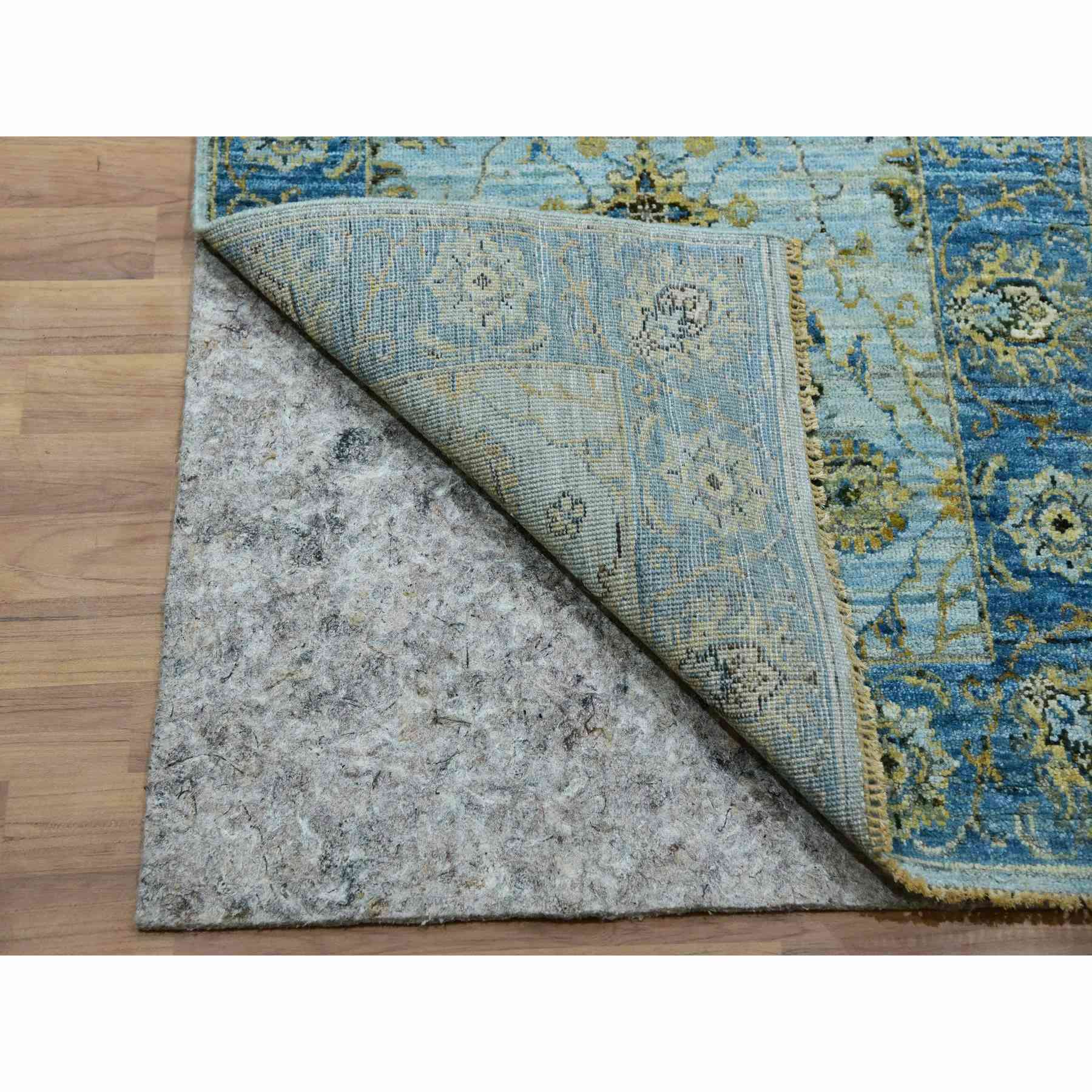 Oushak-And-Peshawar-Hand-Knotted-Rug-380250