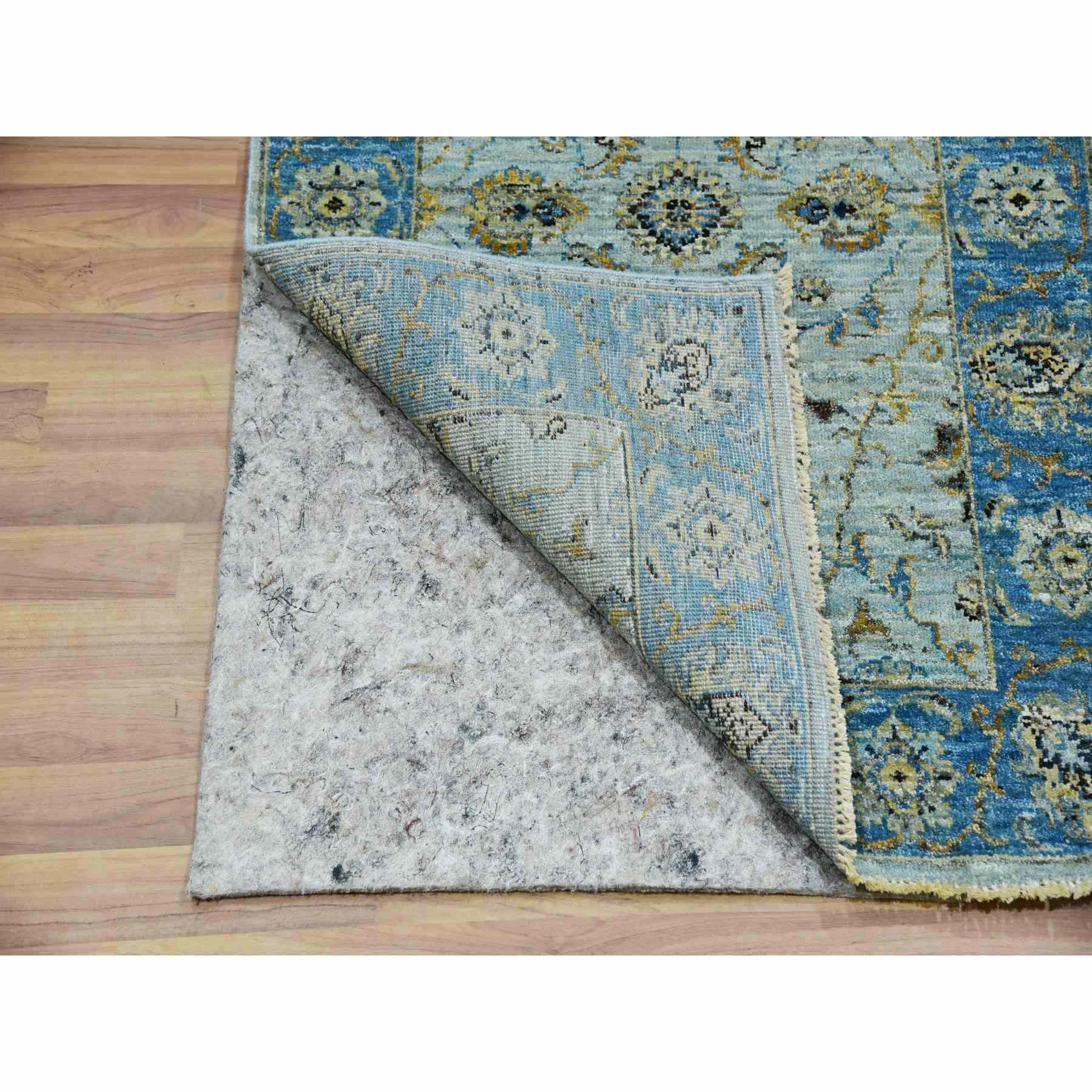 Oushak-And-Peshawar-Hand-Knotted-Rug-380255