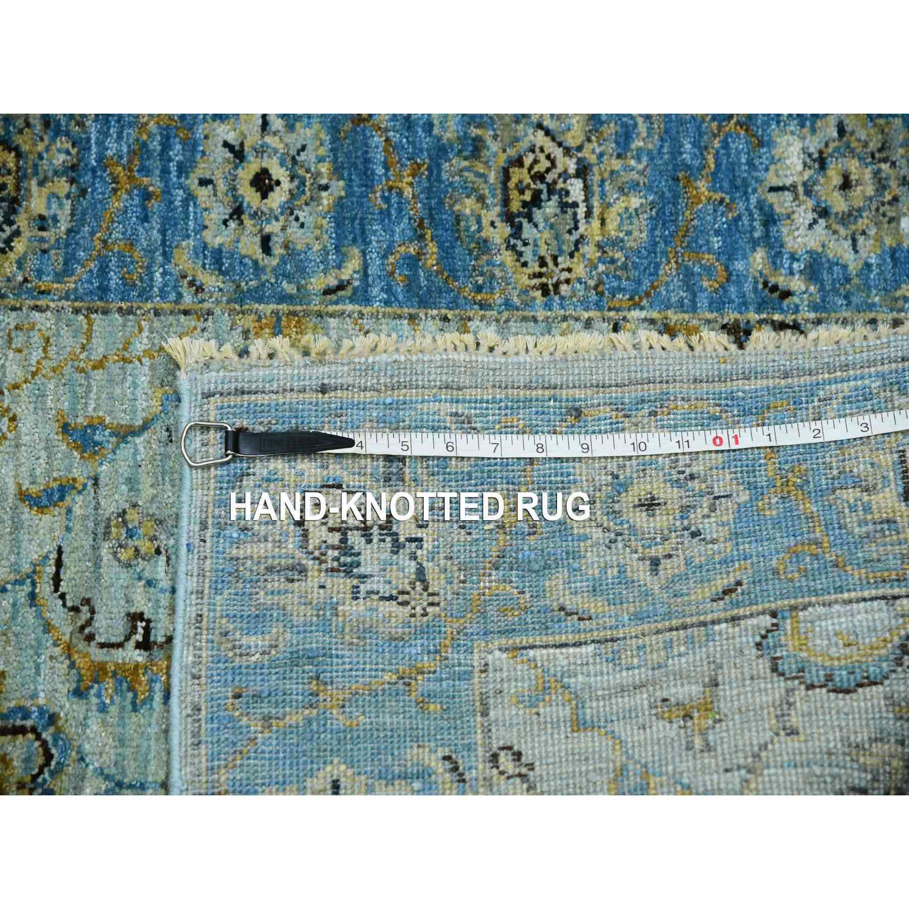 Oushak-And-Peshawar-Hand-Knotted-Rug-380255