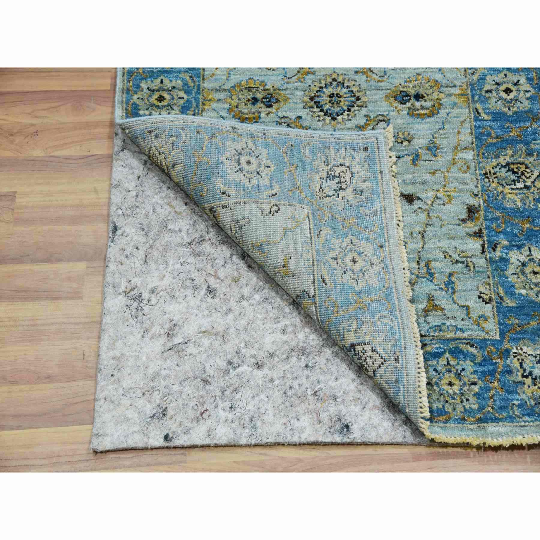 Oushak-And-Peshawar-Hand-Knotted-Rug-380260