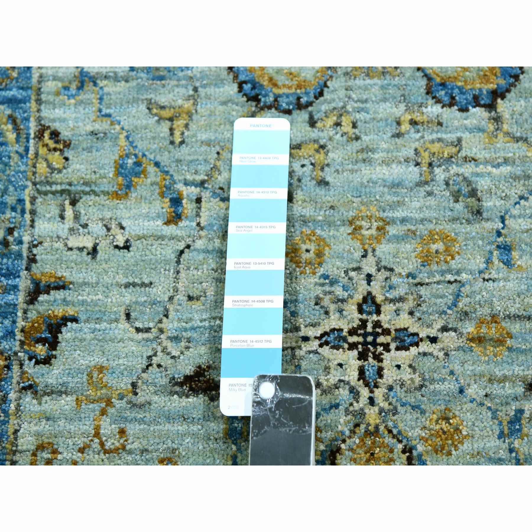 Oushak-And-Peshawar-Hand-Knotted-Rug-380260