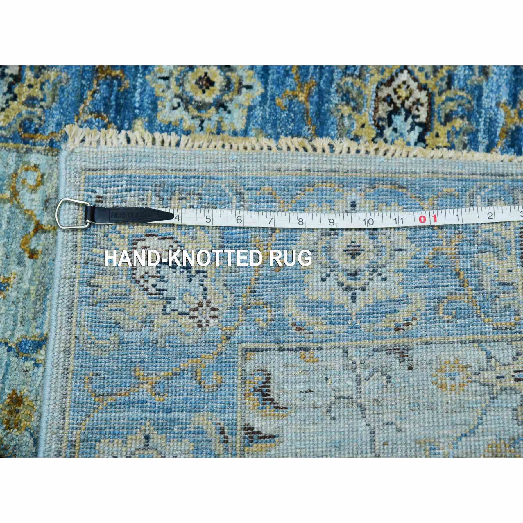 Oushak-And-Peshawar-Hand-Knotted-Rug-380270