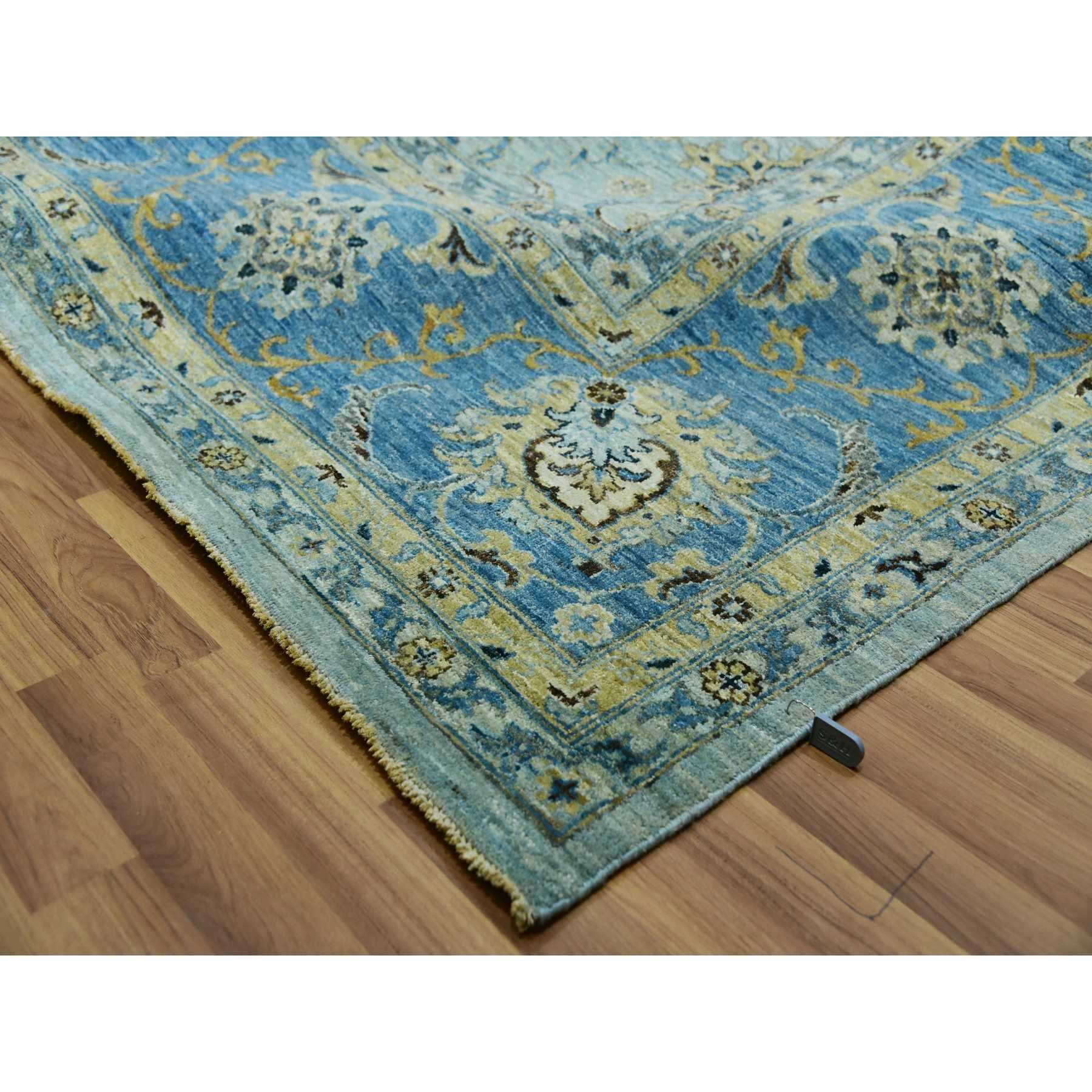 Oushak-And-Peshawar-Hand-Knotted-Rug-380280