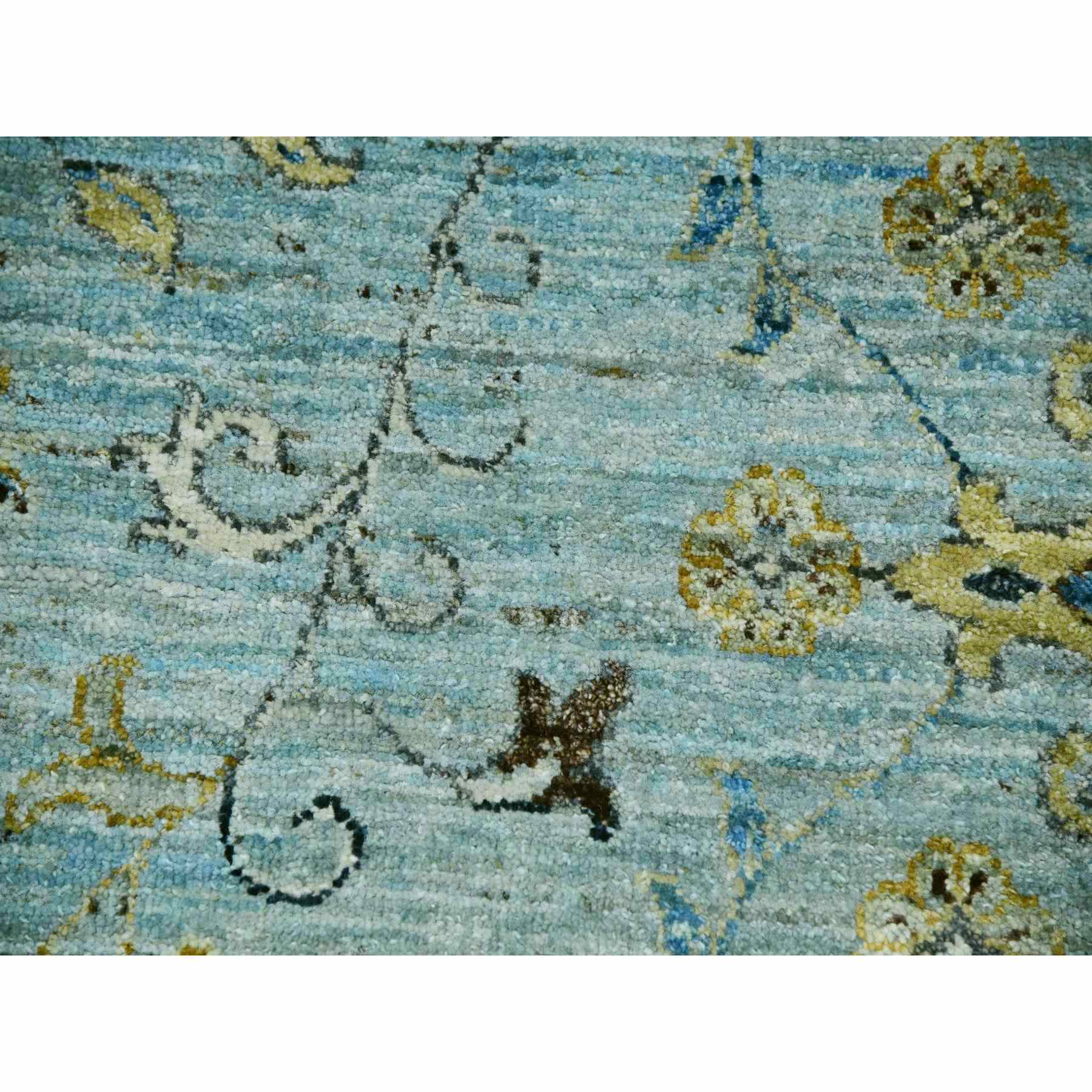 Oushak-And-Peshawar-Hand-Knotted-Rug-380280