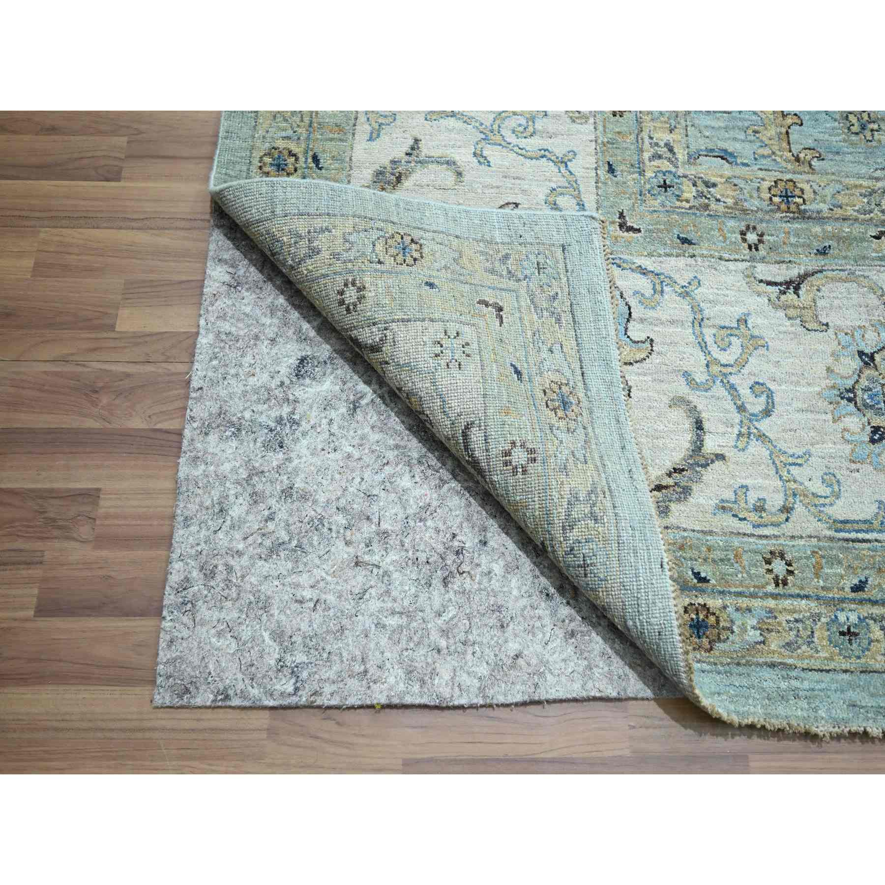 Oushak-And-Peshawar-Hand-Knotted-Rug-380530