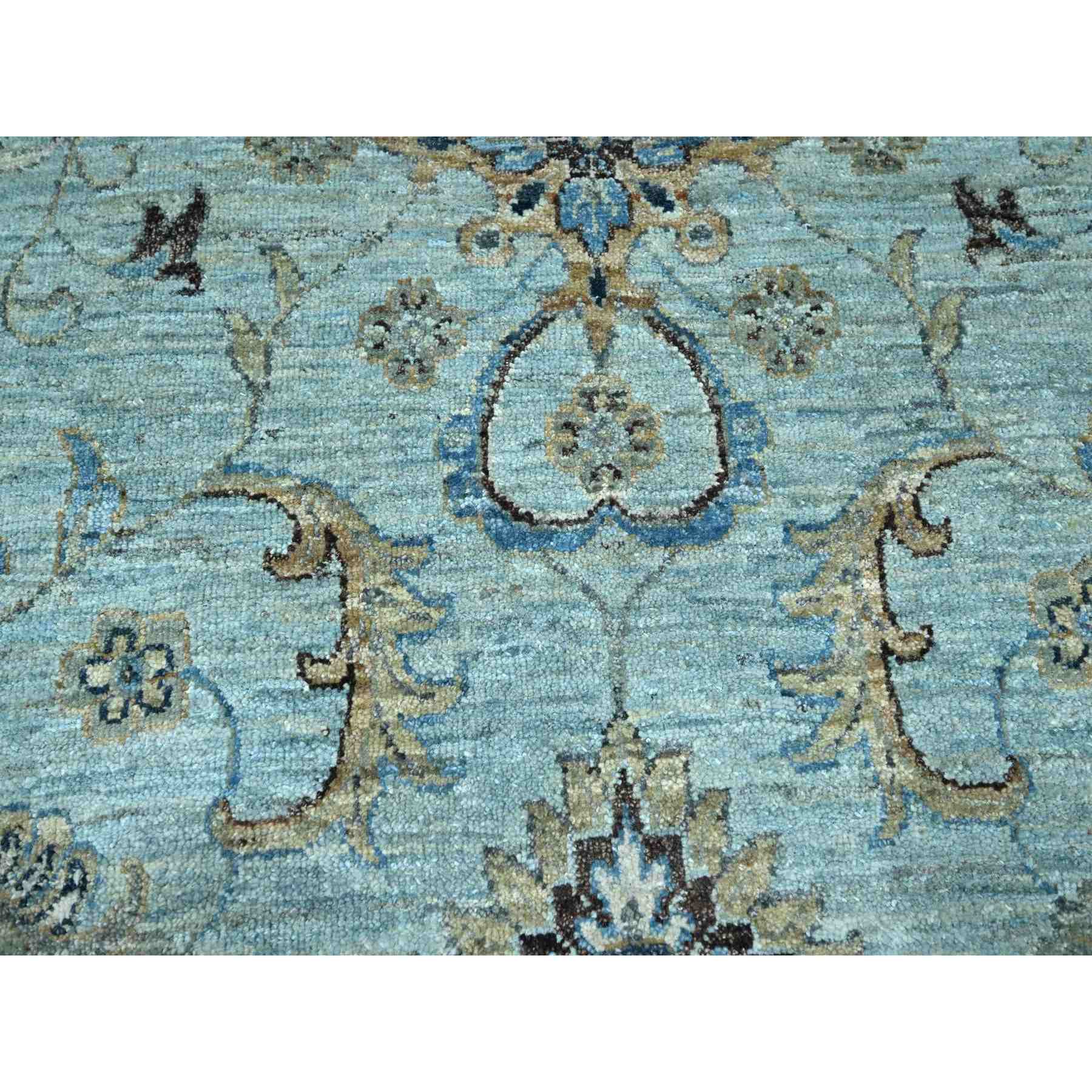 Oushak-And-Peshawar-Hand-Knotted-Rug-380530