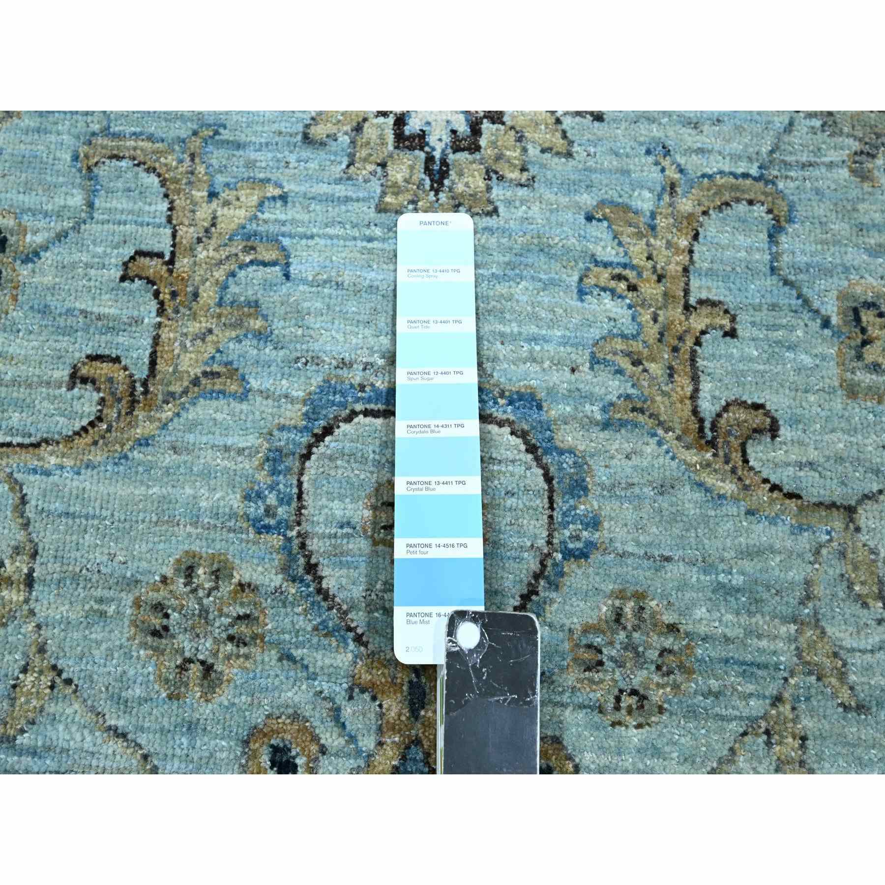 Oushak-And-Peshawar-Hand-Knotted-Rug-380535