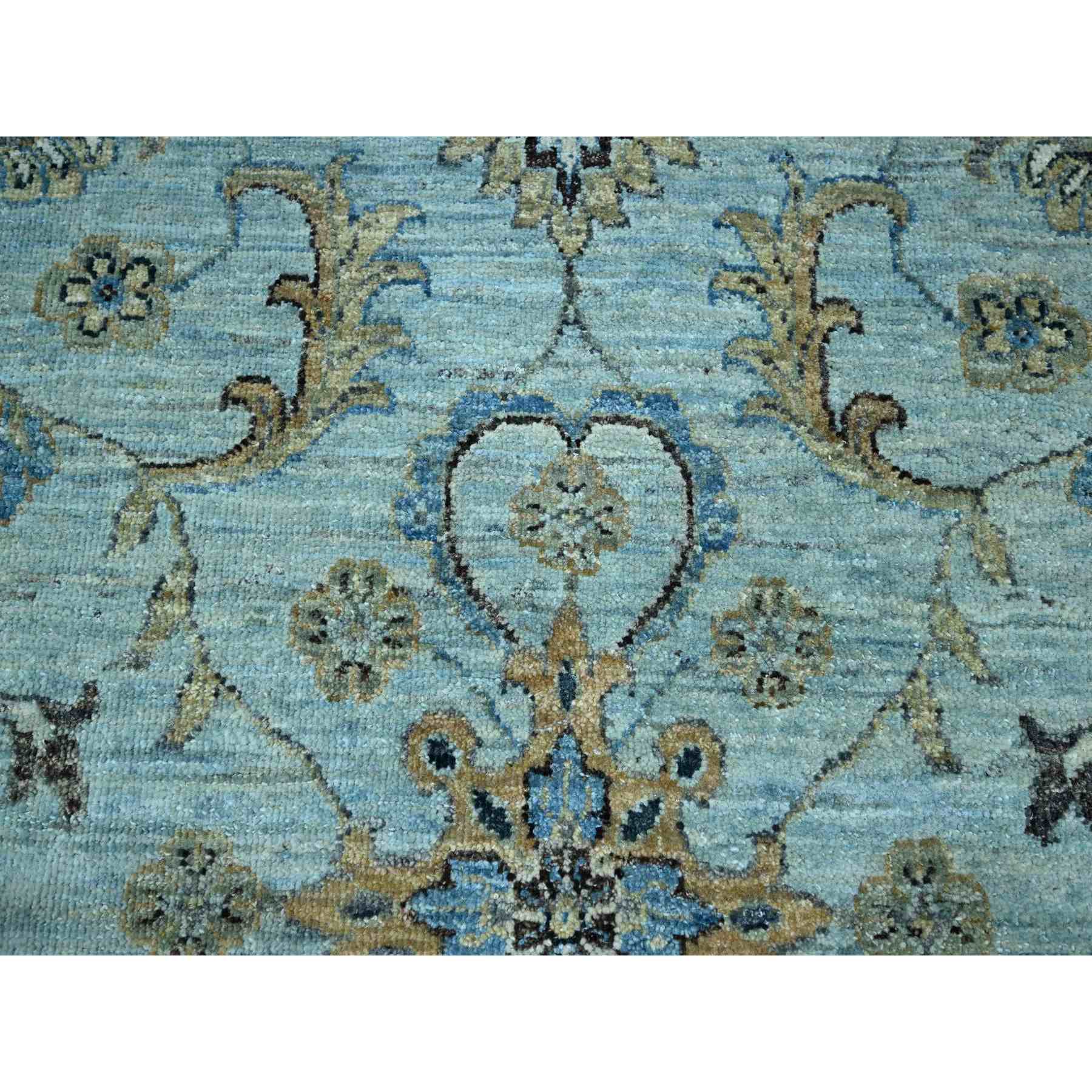 Oushak-And-Peshawar-Hand-Knotted-Rug-380535