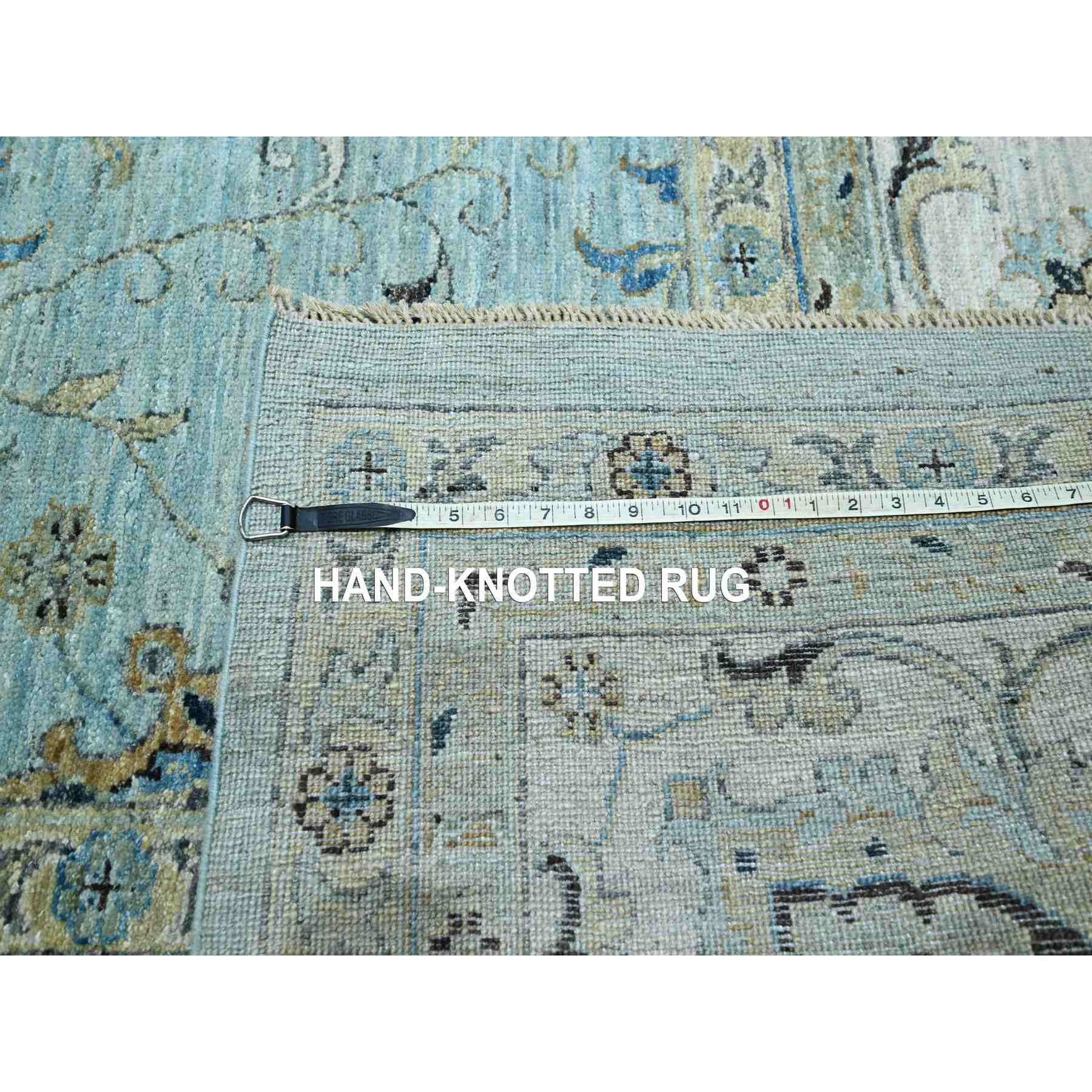 Oushak-And-Peshawar-Hand-Knotted-Rug-380535