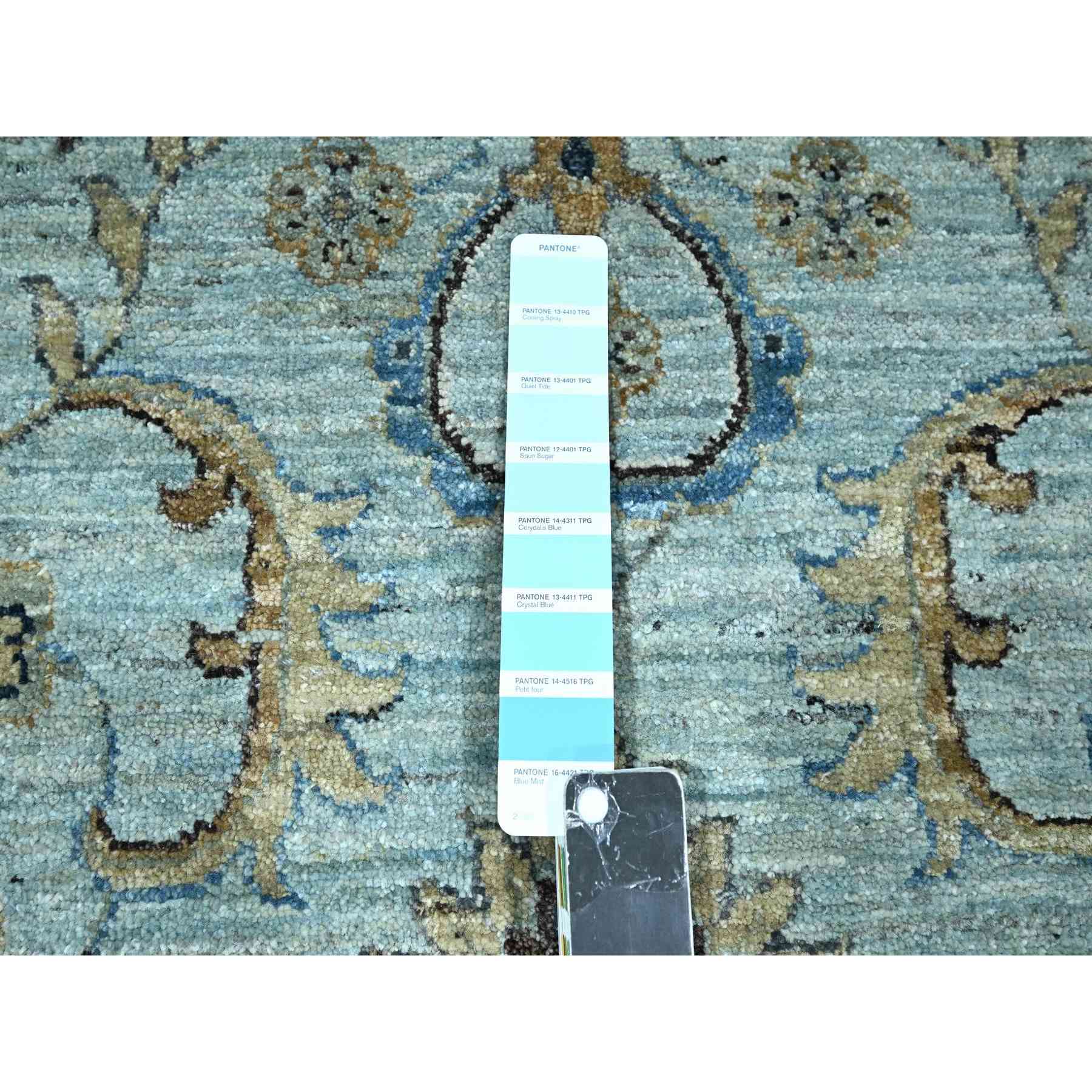 Oushak-And-Peshawar-Hand-Knotted-Rug-380550