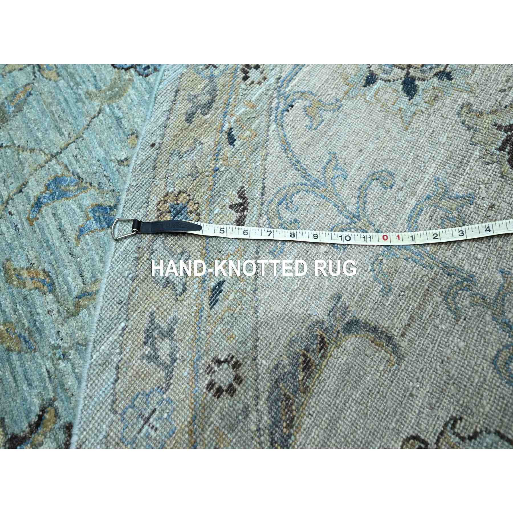 Oushak-And-Peshawar-Hand-Knotted-Rug-380550