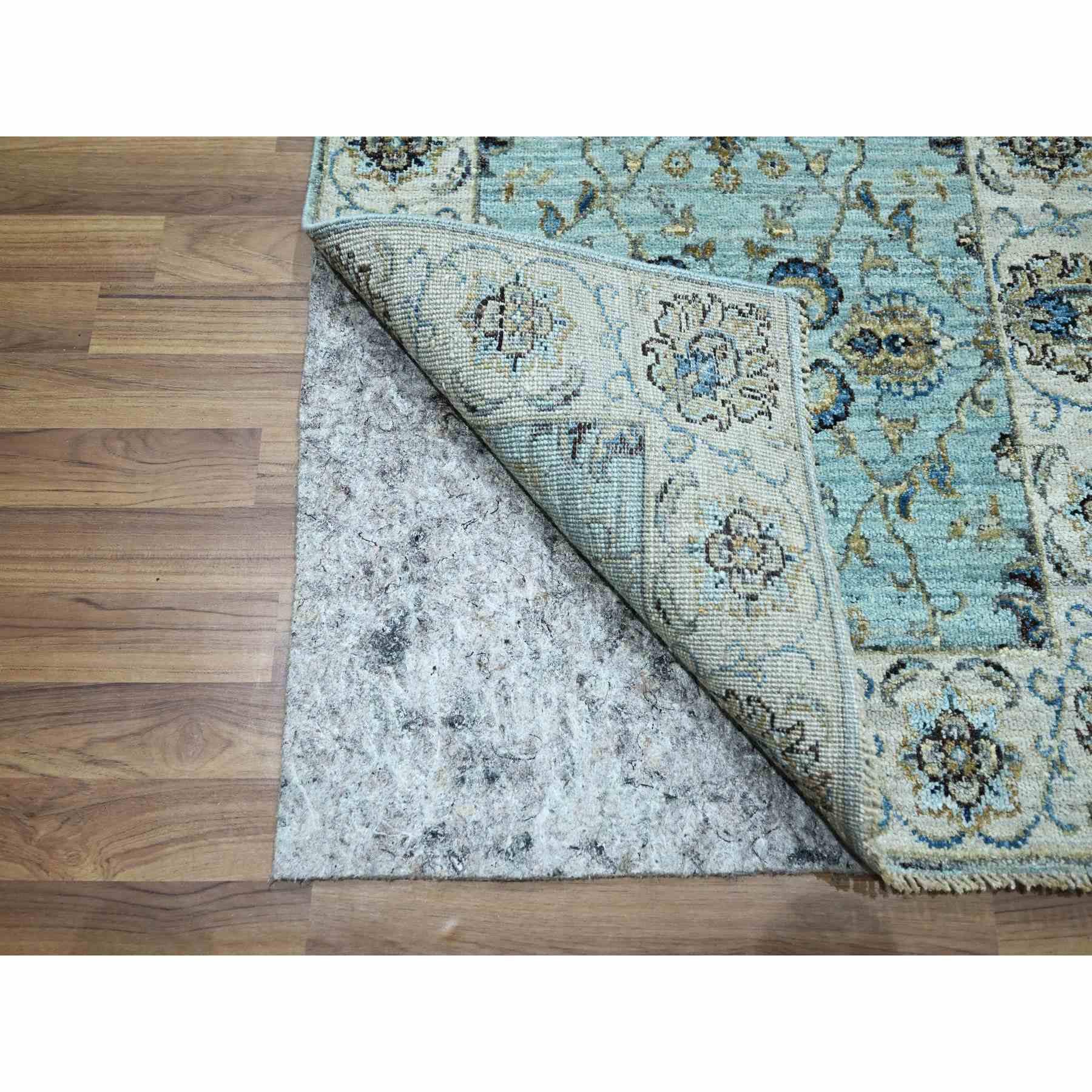 Oushak-And-Peshawar-Hand-Knotted-Rug-380555