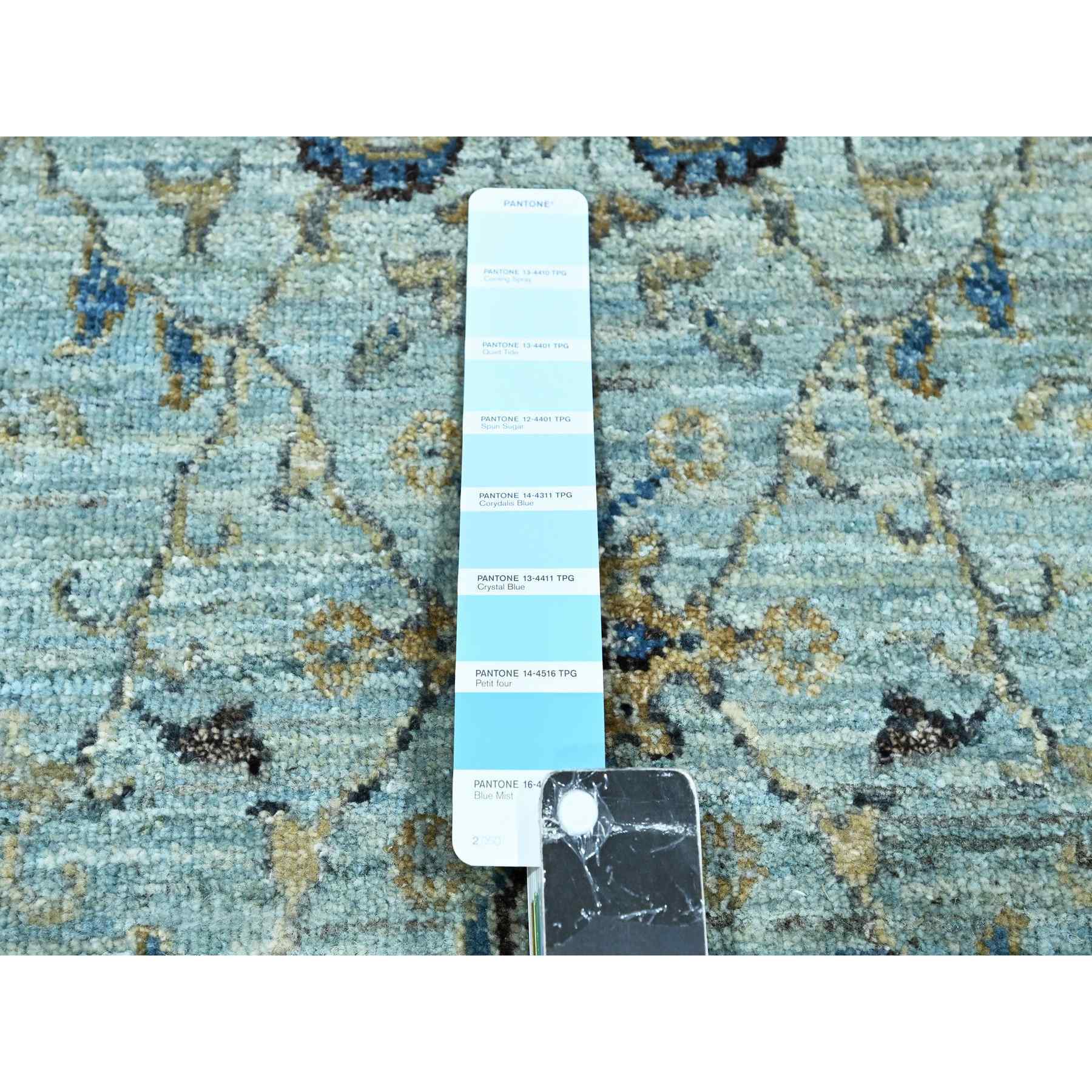 Oushak-And-Peshawar-Hand-Knotted-Rug-380555