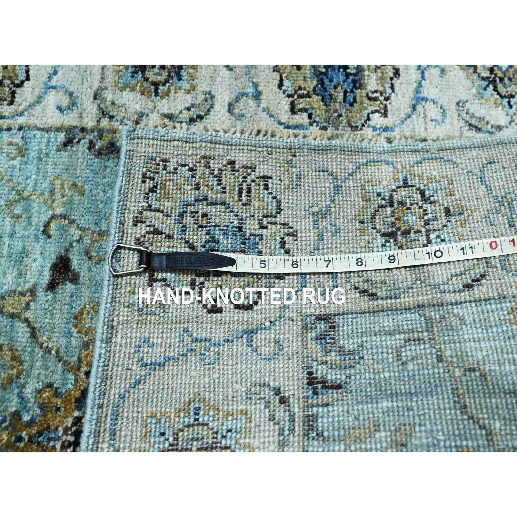 Oushak-And-Peshawar-Hand-Knotted-Rug-380555