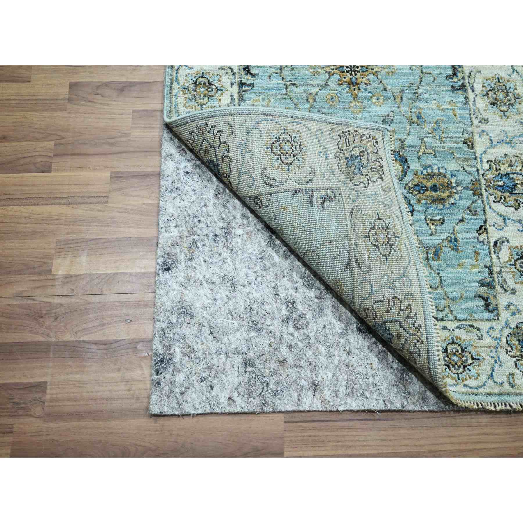 Oushak-And-Peshawar-Hand-Knotted-Rug-380565