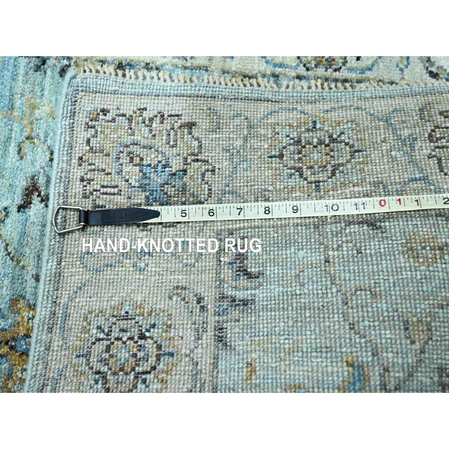 Oushak-And-Peshawar-Hand-Knotted-Rug-380565
