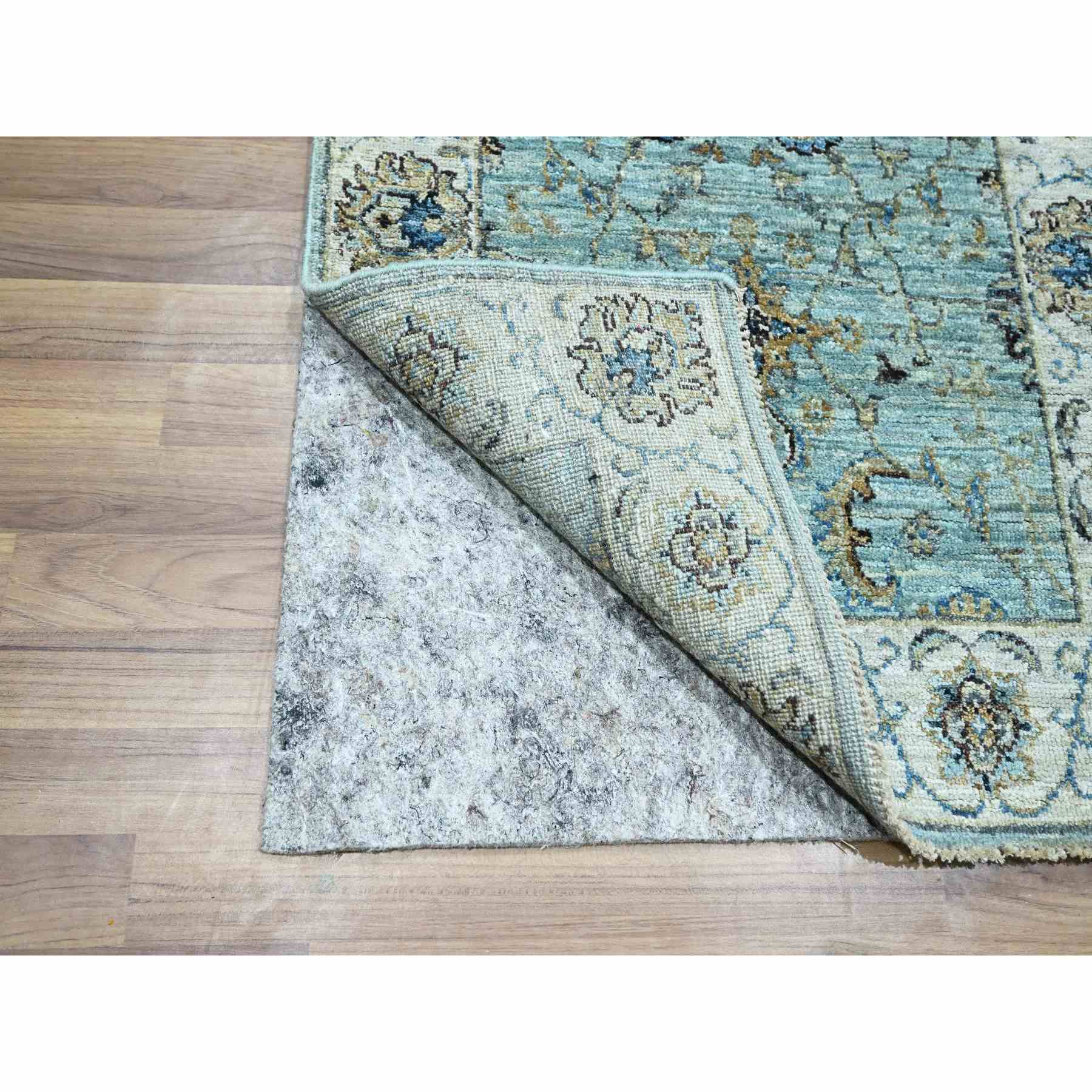 Oushak-And-Peshawar-Hand-Knotted-Rug-380575